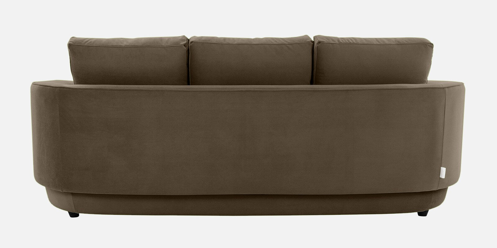Tome Velvet 3 Seater Sofa In Shade Brown Color