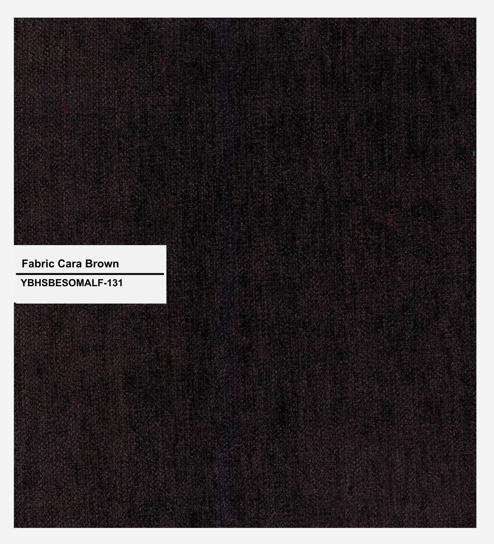 Como Fabric 1 Seater Sofa in Cara Brown Colour