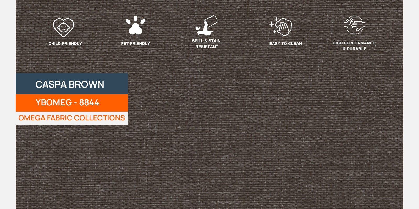 Melano Fabric 3 Seater Convertible Sofa Cum Bed In Caspa Brown Colour - Febonic Living