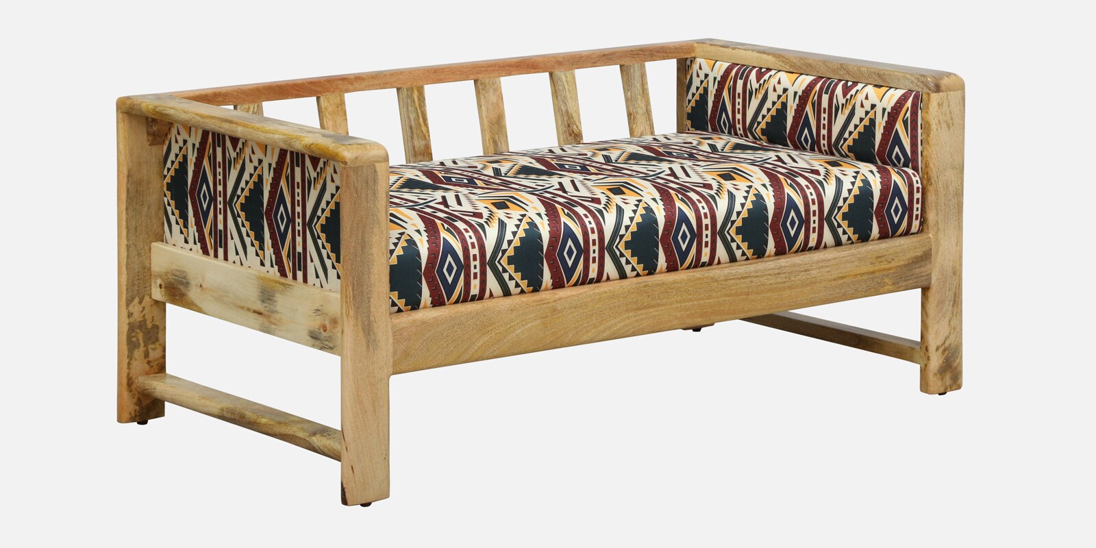 Arlo Mango Wood 2 Seater Sofa In Natural Finish