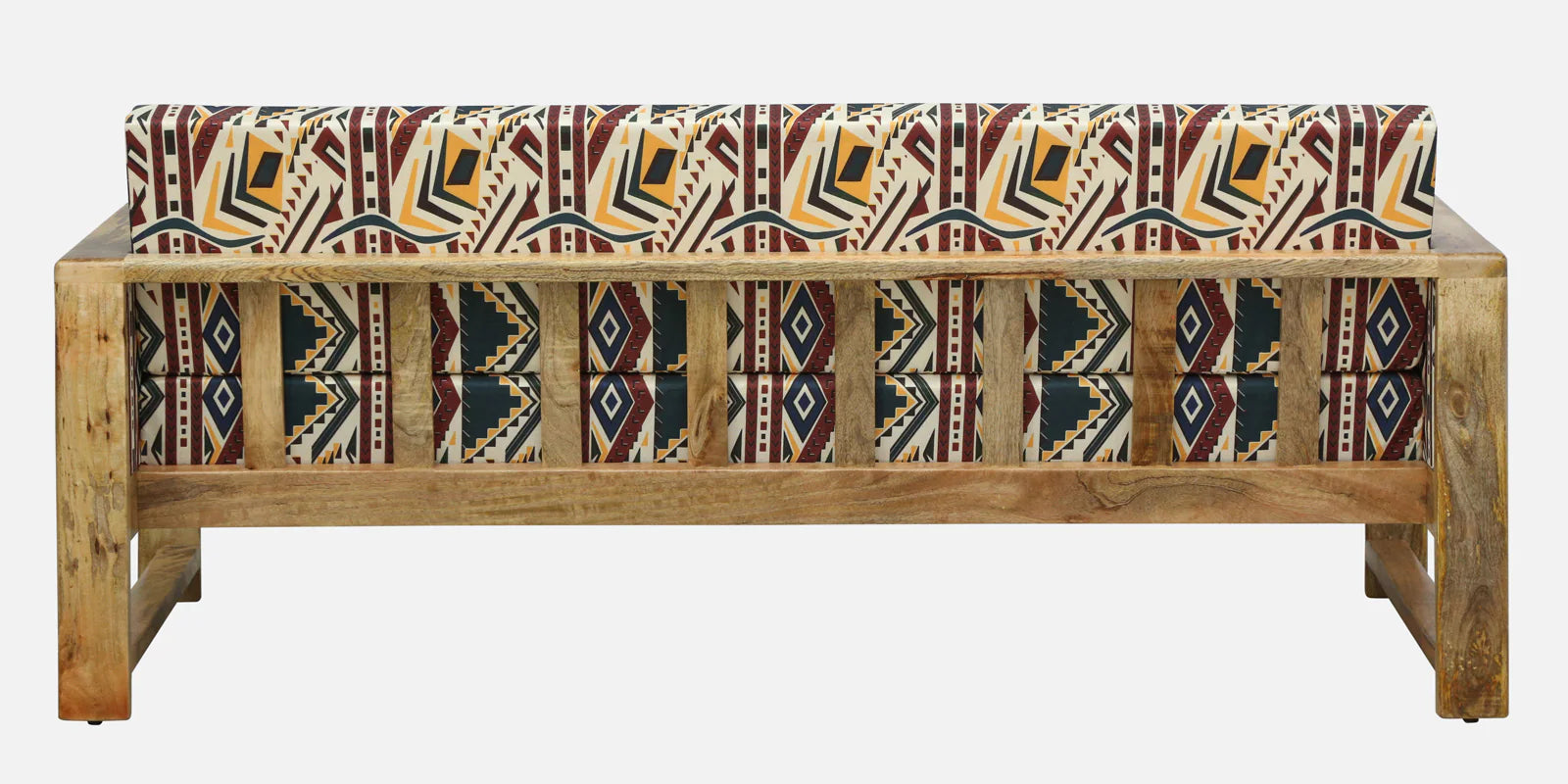 Arlo Mango Wood 3 Seater Sofa In Natural Finish