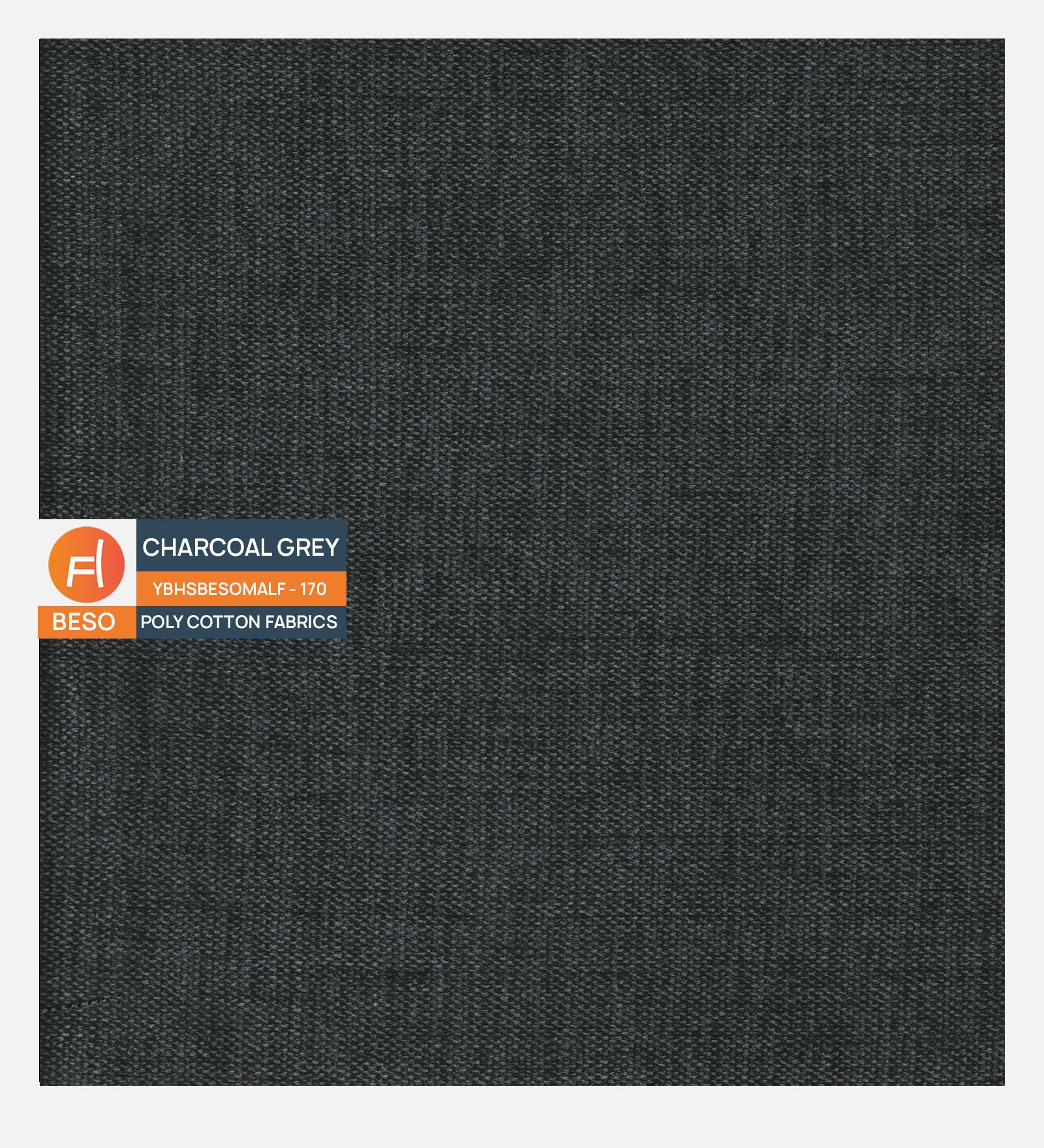 Kera Fabric 1 Seater Sofa In Charcoal Grey Colour - Febonic Living