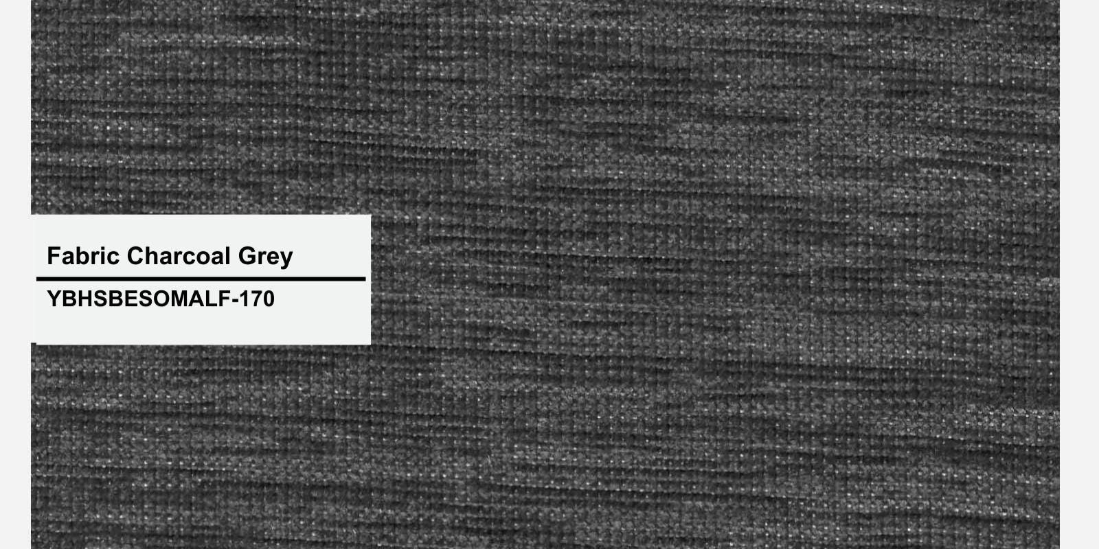 Rocky Fabric 2 Seater Pull Out Sofa Cum Bed In Charcoal Grey Colour With Storage - Febonic Living