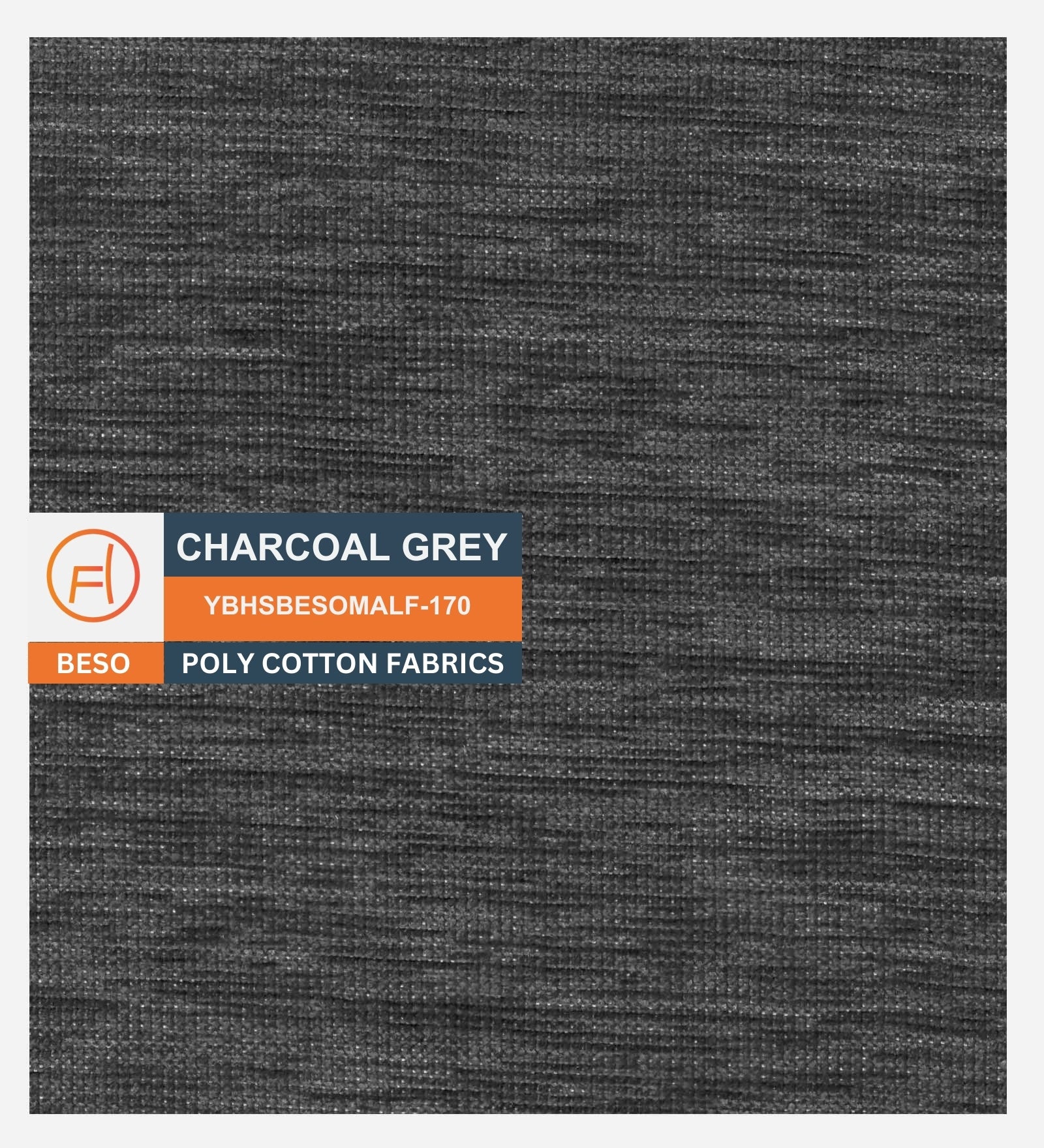 Penny Fabric Ottoman In Charcoal Grey Colour With Storage - Febonic Living