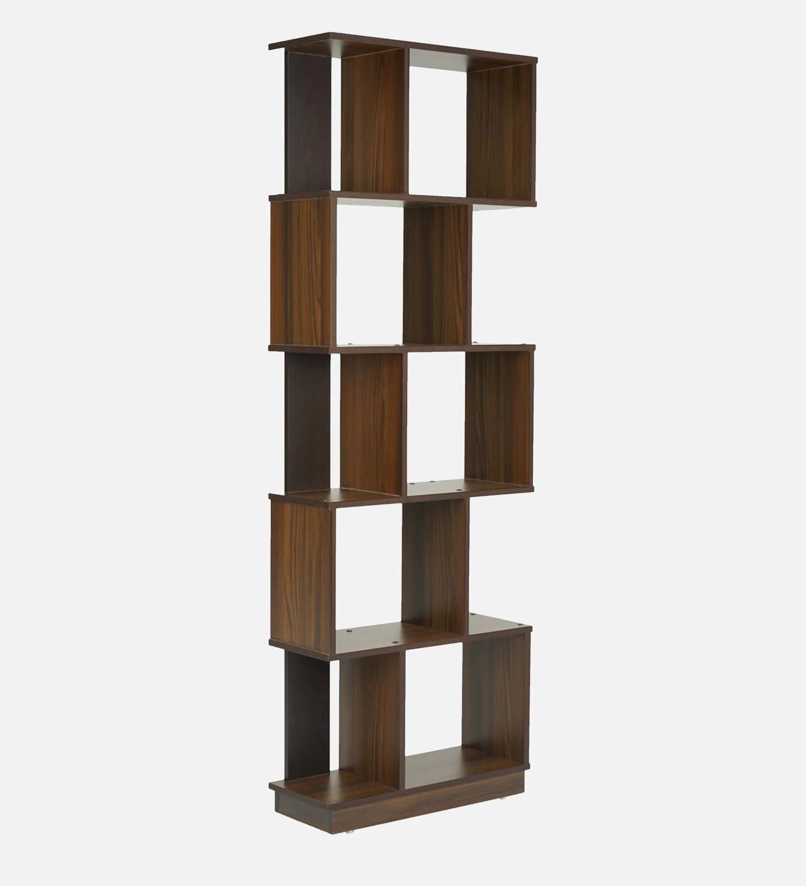Checkers Book Shelf in Oral Wallnut Finish