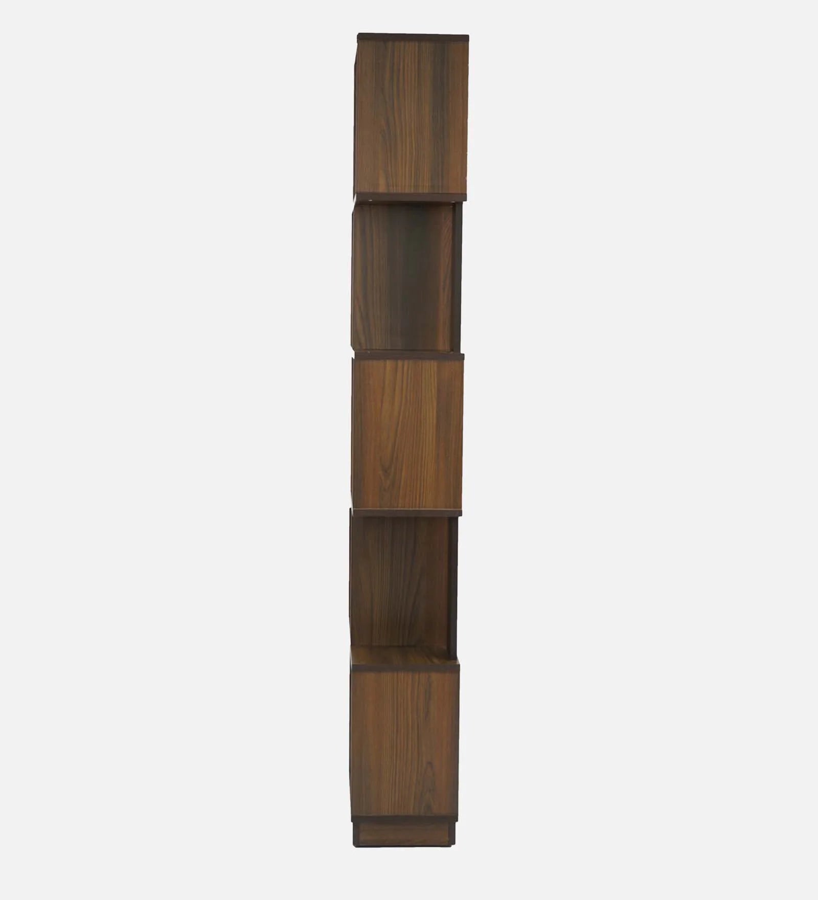 Checkers Book Shelf in Oral Wallnut Finish