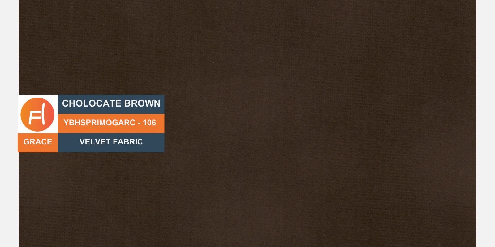 Bristo Velvet 3 Seater Sofa in Cholocate Brown Colour