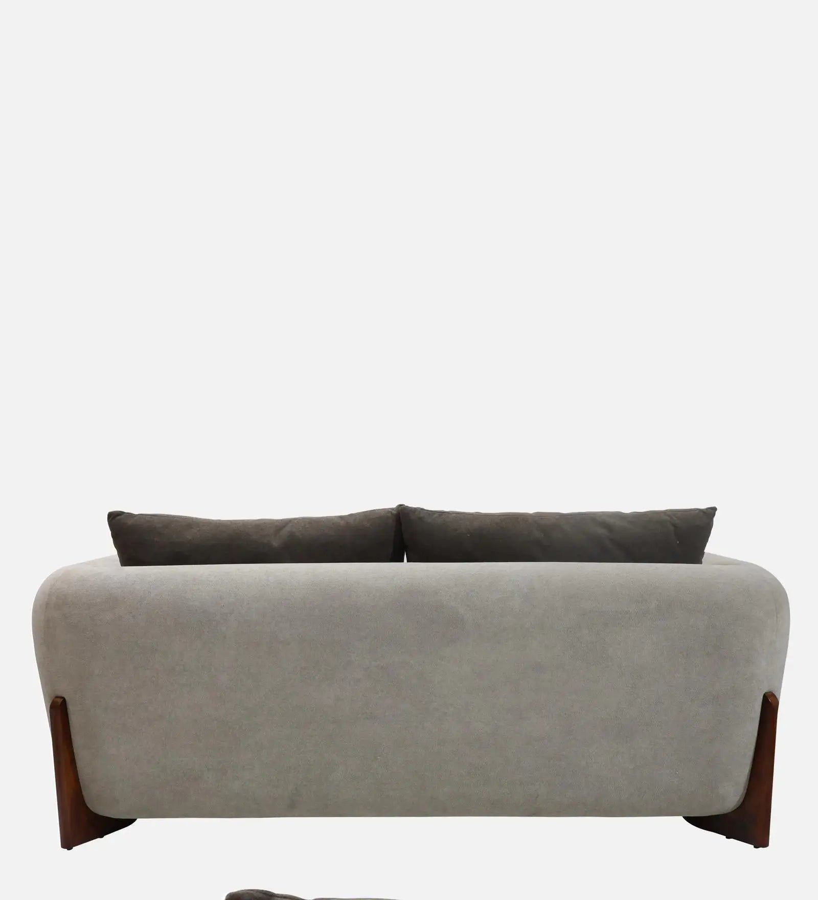 Clayton Fabric 3 Seater Sofa In Beige & Chocolate Brown Color Febonic Living