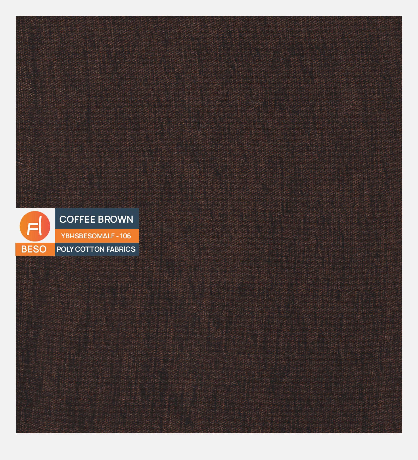 Melaan Fabric 1 Seater Sofa In Coffee Brown Colour