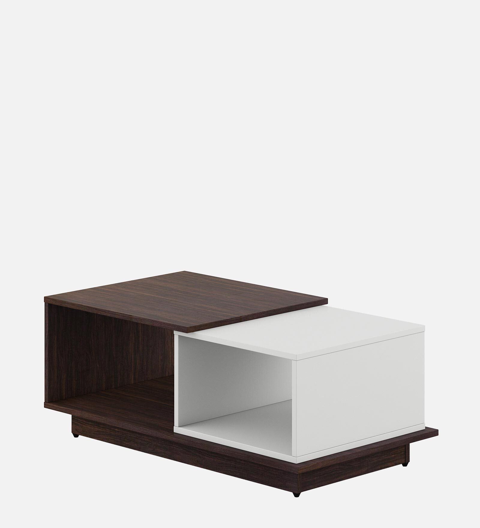 Zaria Coffee Table In Dark Walnut Finish - Febonic Living