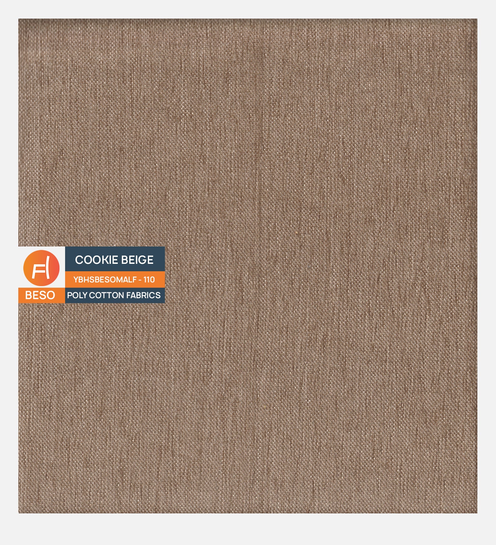 Kimber Fabric 1 Seater Sofa in Cookie Beige Colour