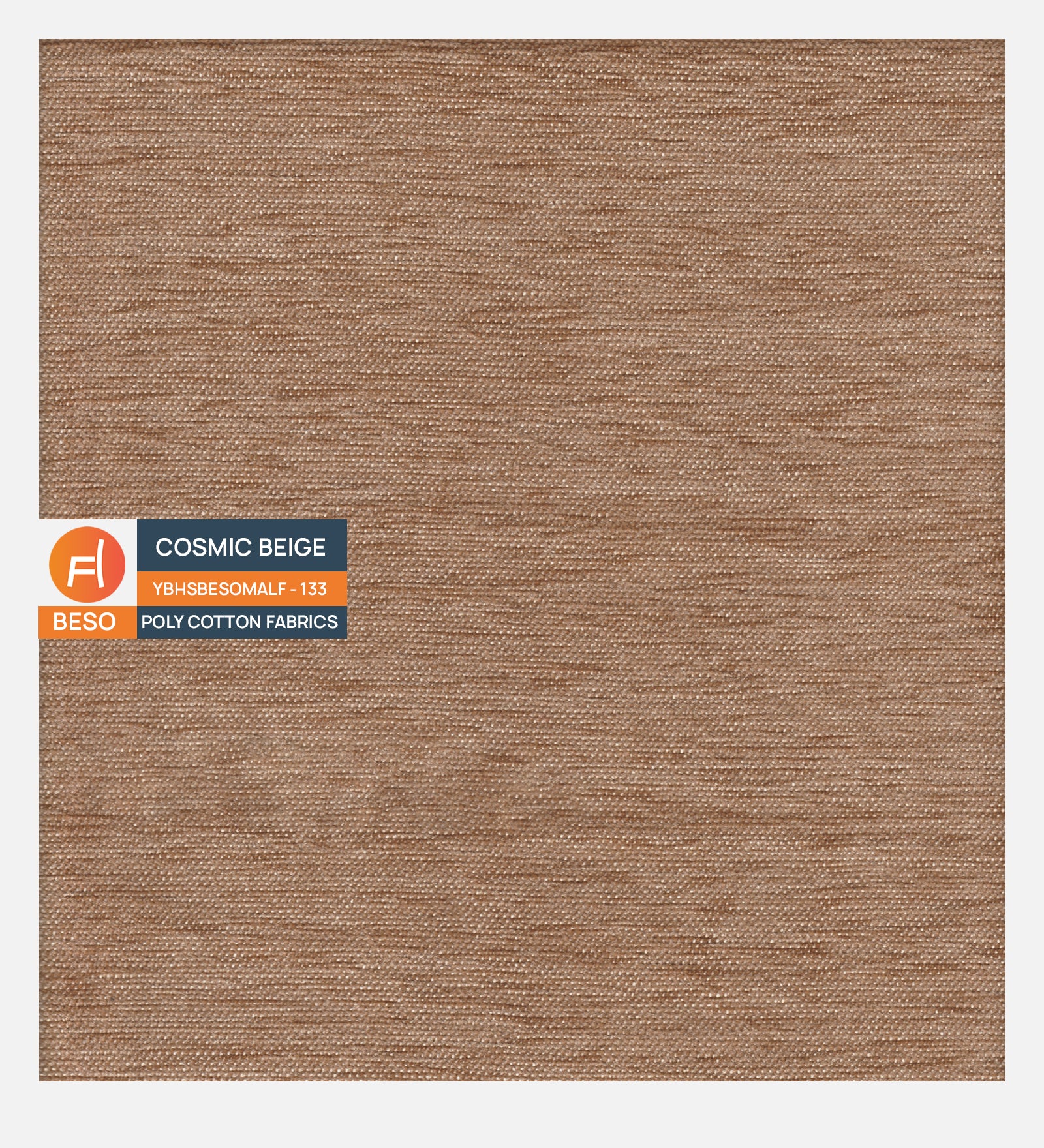 Cooper Fabric Storage Bench In Cosmic Beige Colour - Febonic Living