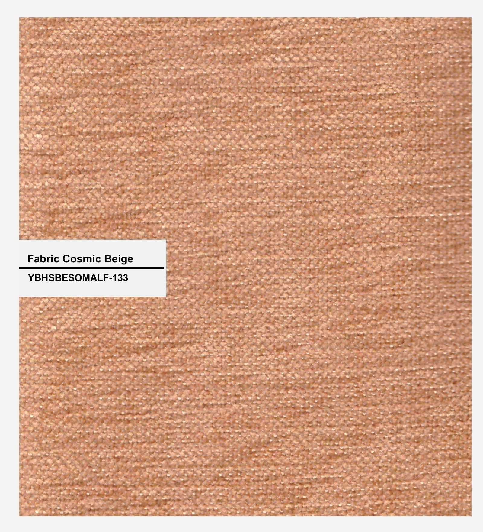 Lara Fabric 1 Seater Sofa In Cosmic Beige Colour - Febonic Living