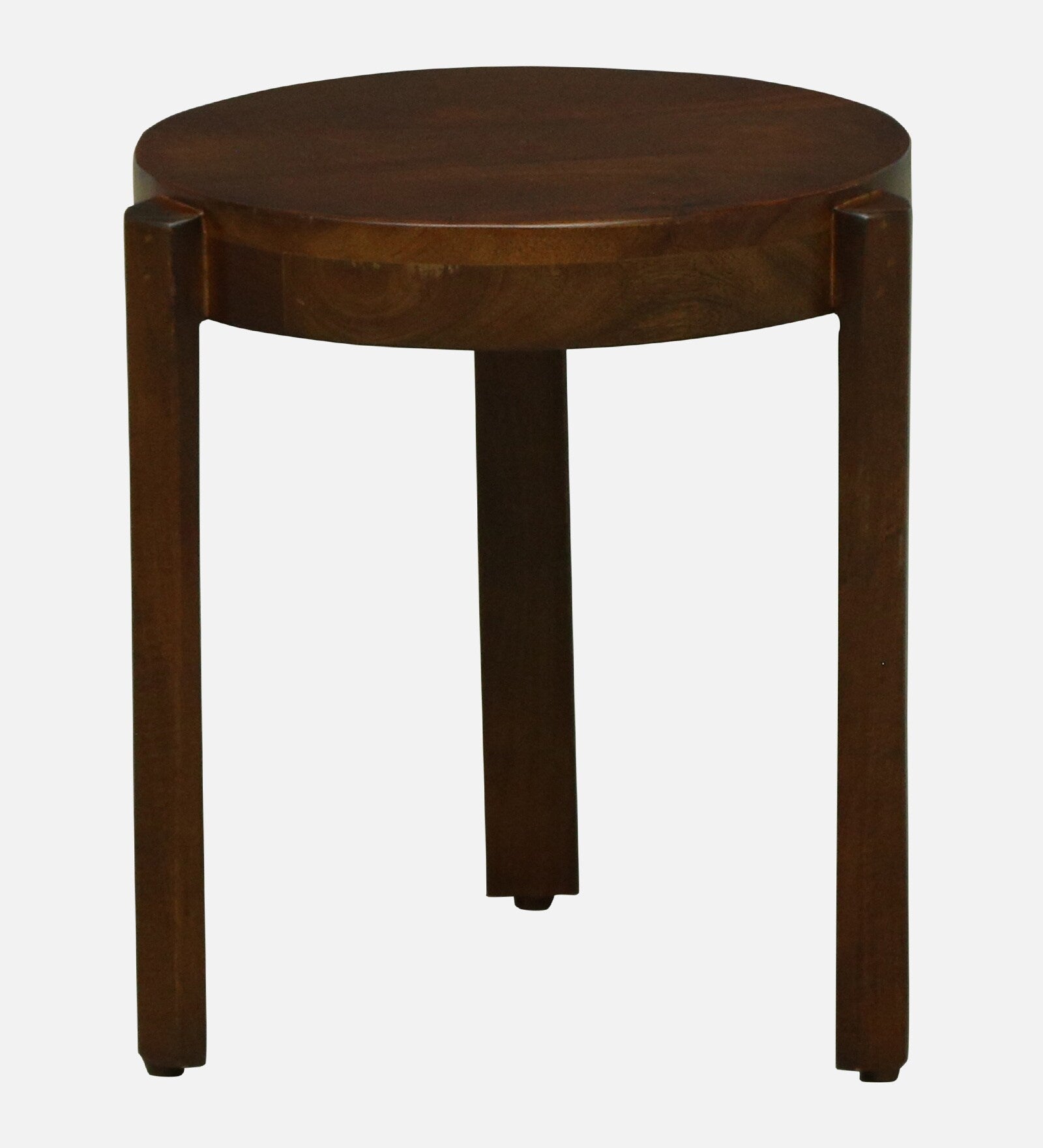 Sabel Mango Wood Round Nest Of Tables In Tubbaq Finish (Set of 3)