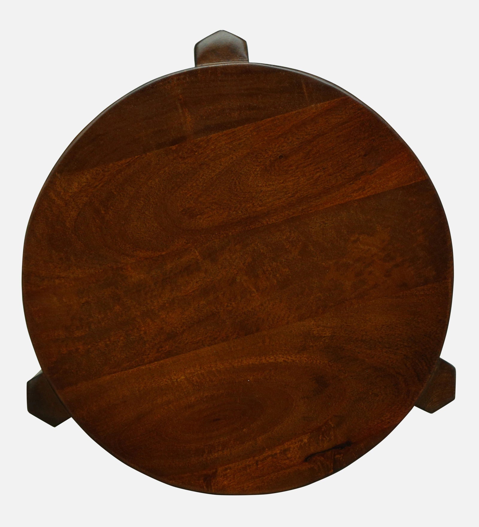 Sabel Mango Wood Round Nest Of Tables In Tubbaq Finish (Set of 3)