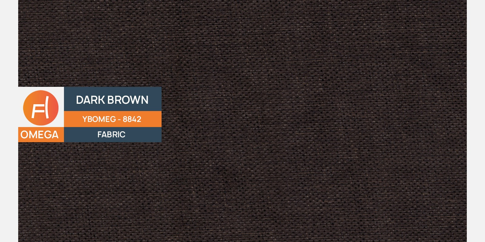 German Fabric 2 Seater Sofa In Dark Brown Colour - Febonic Living