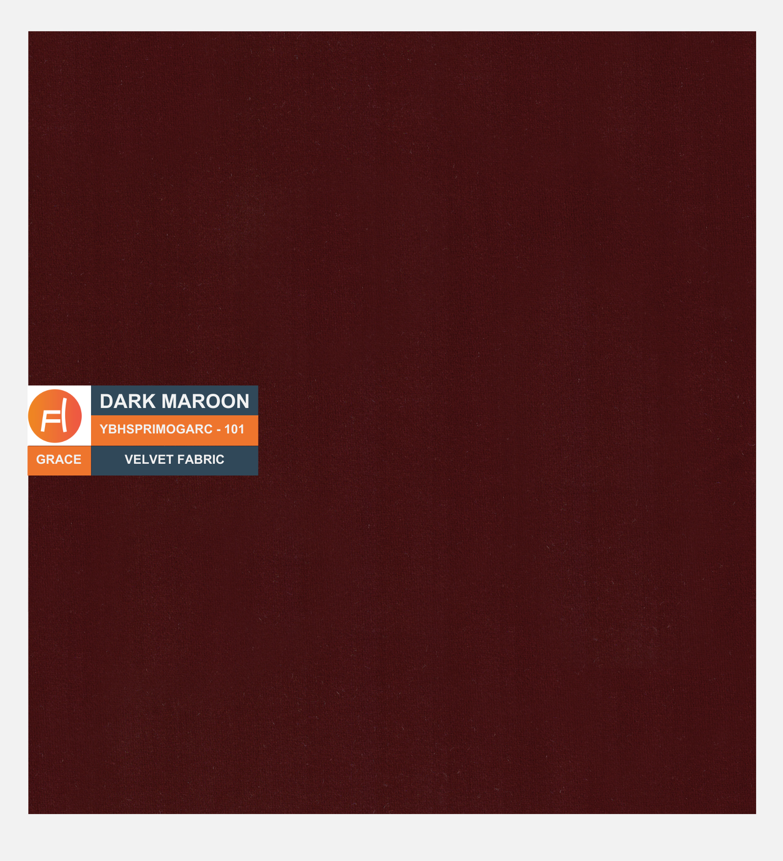 Sumo Velvet 1 Seater Sofa In Dark Maroon Colour - Febonic Living