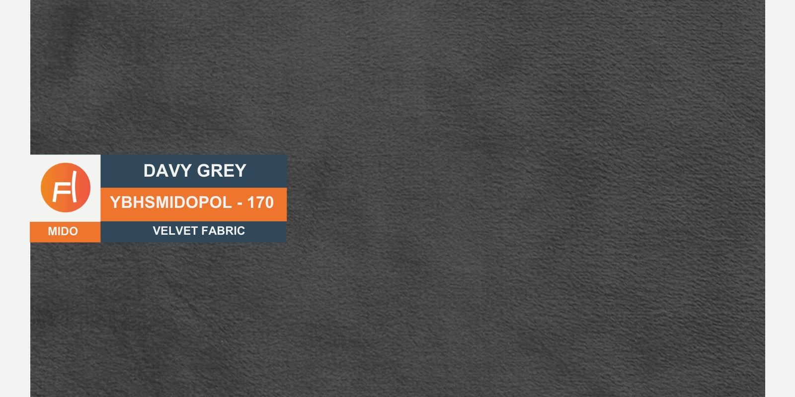 Grammy velvet 3 Seater Sofa In Davy Grey Colour - Febonic Living