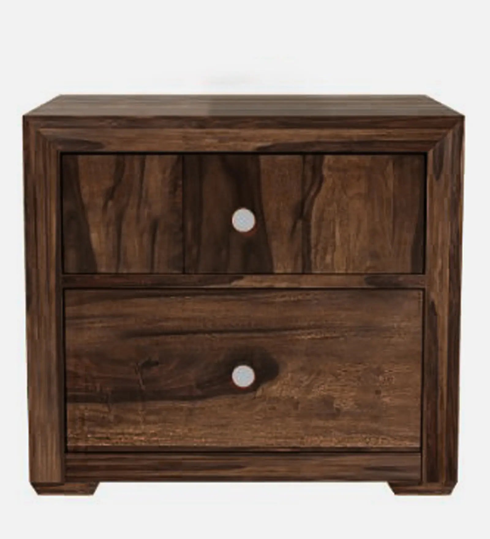 Yanbu Sheesham Wood Bedside Table With Drawer In Provincial Teak Finish - Febonic Living