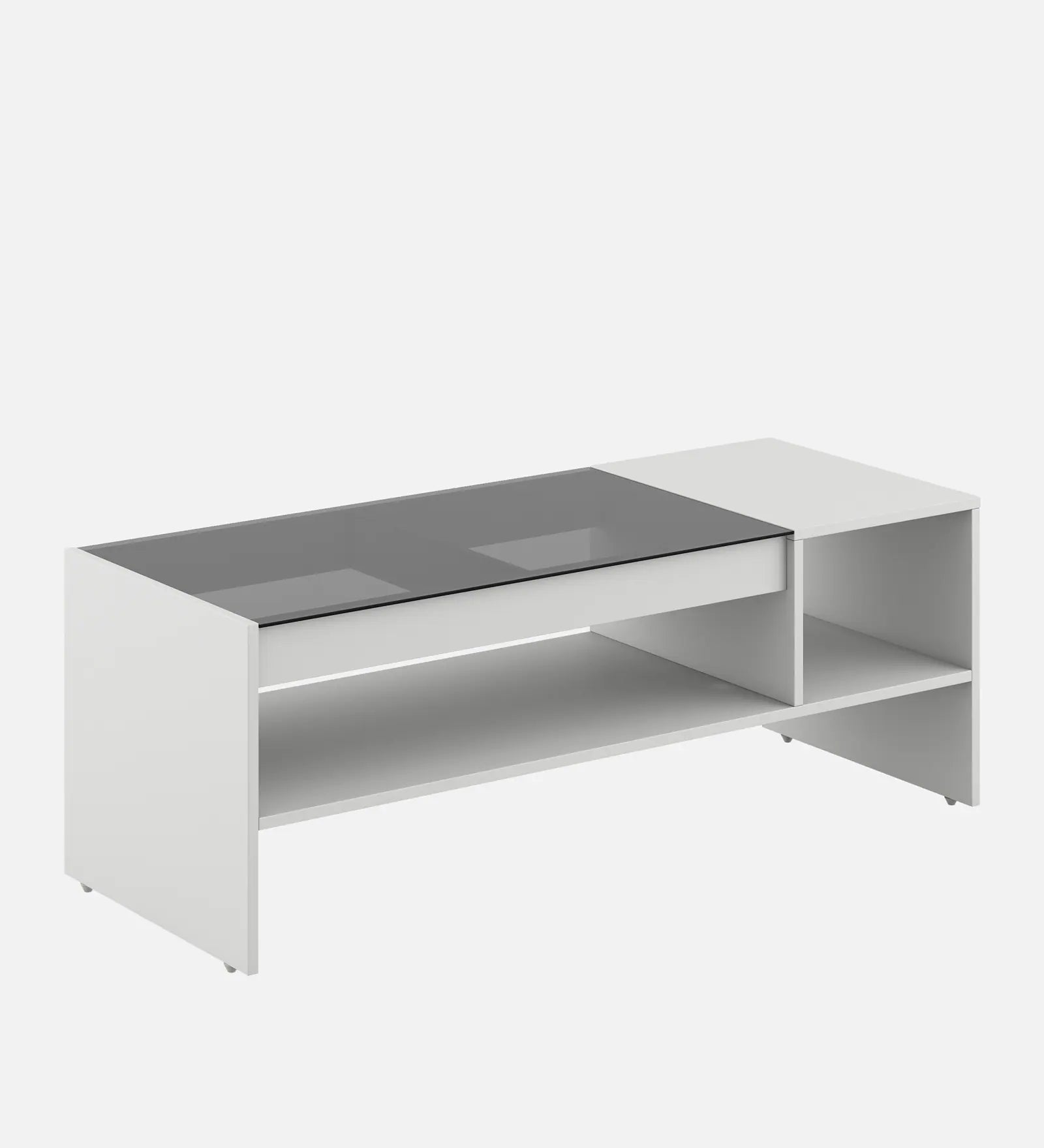 Ilala Coffee Table In Frosty White Finish - Febonic Living