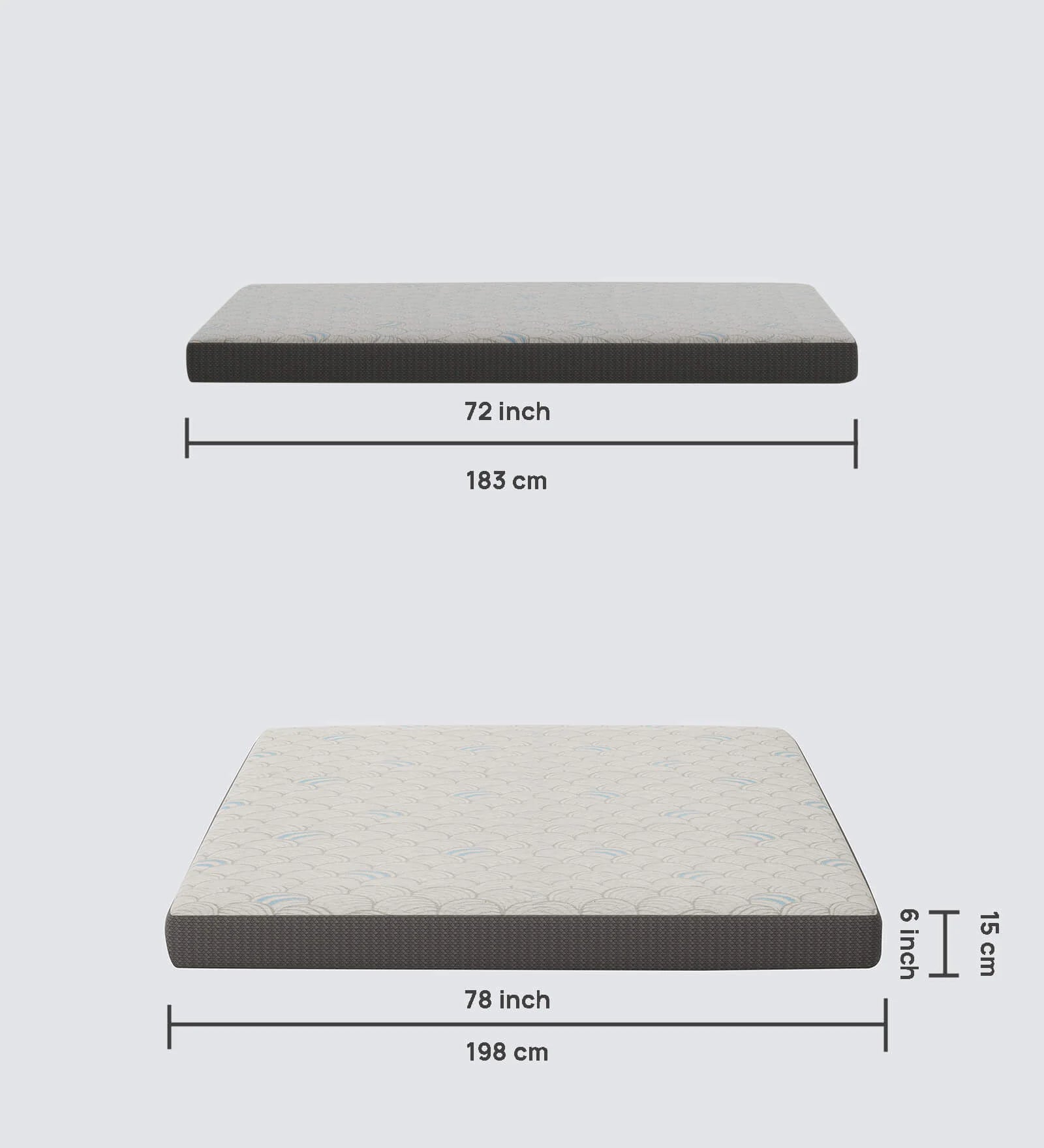 Bulma 6 Inch Memory Foam King Size Mattress - Febonic Living