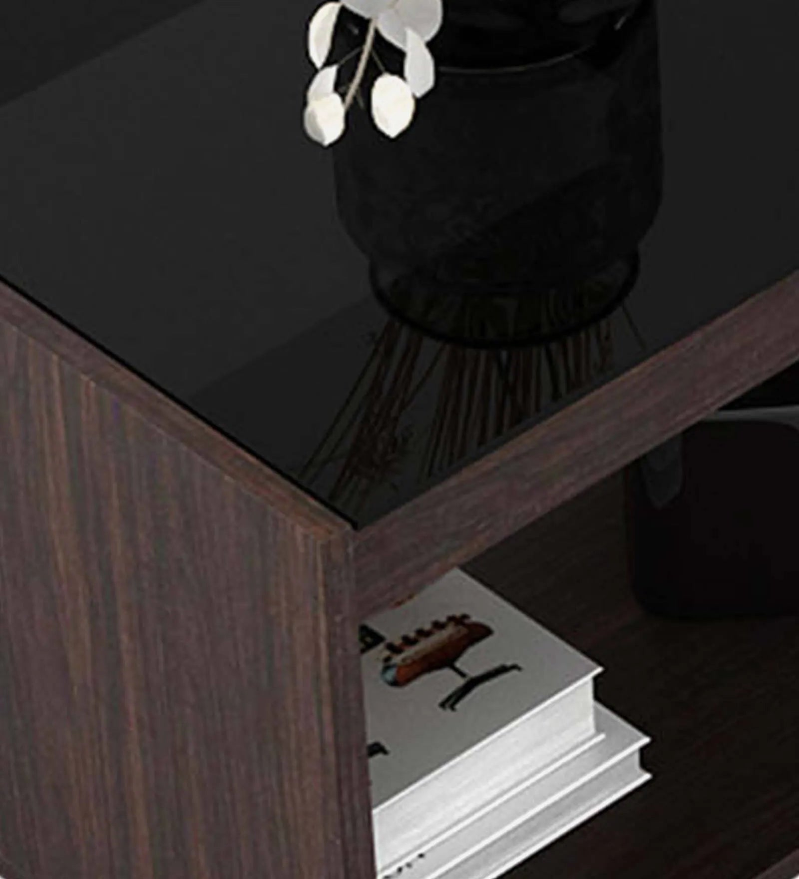 Valpa Coffee Table In Dark Walnut Finish - Febonic Living