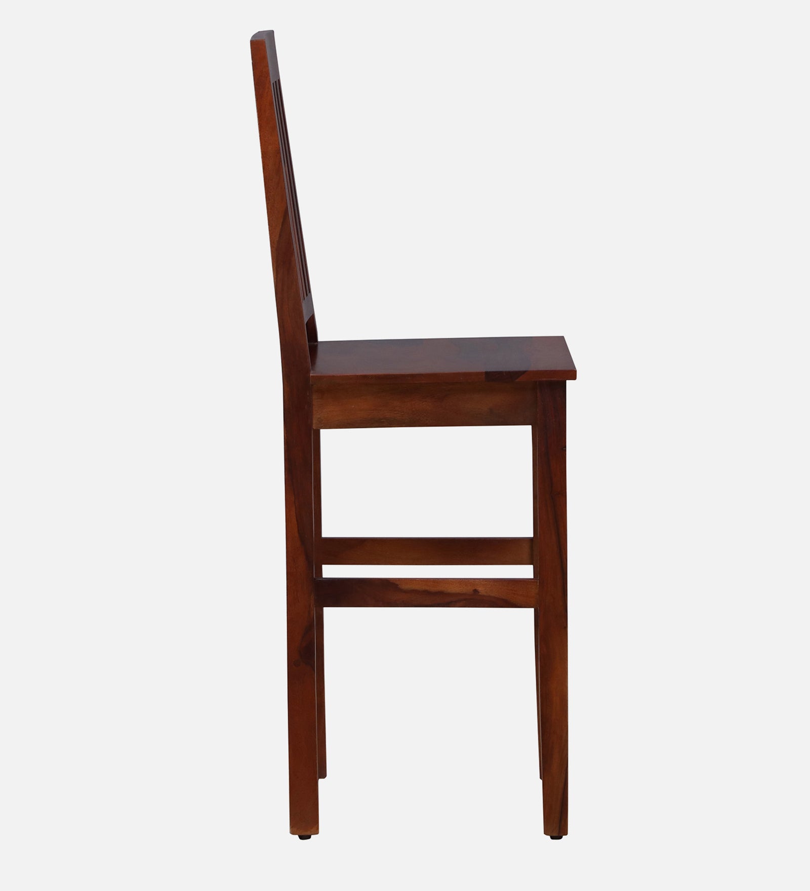 Eva Sheesham Wood Bar Stool In Honey Oak Finish - Febonic Living