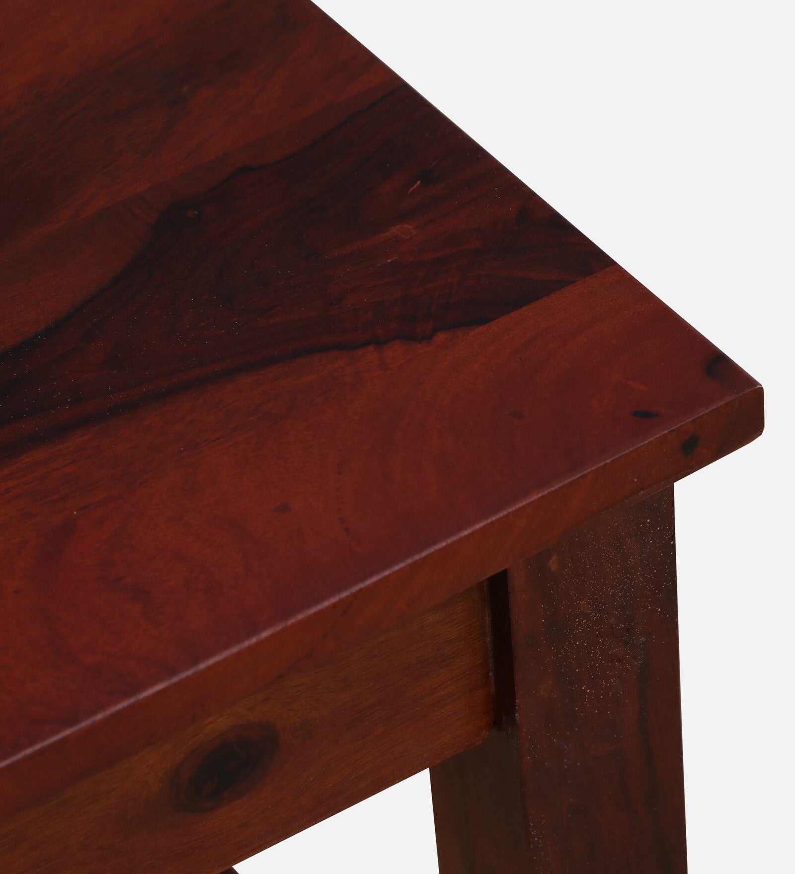 Eva Sheesham Wood Bar Stool In Honey Oak Finish - Febonic Living