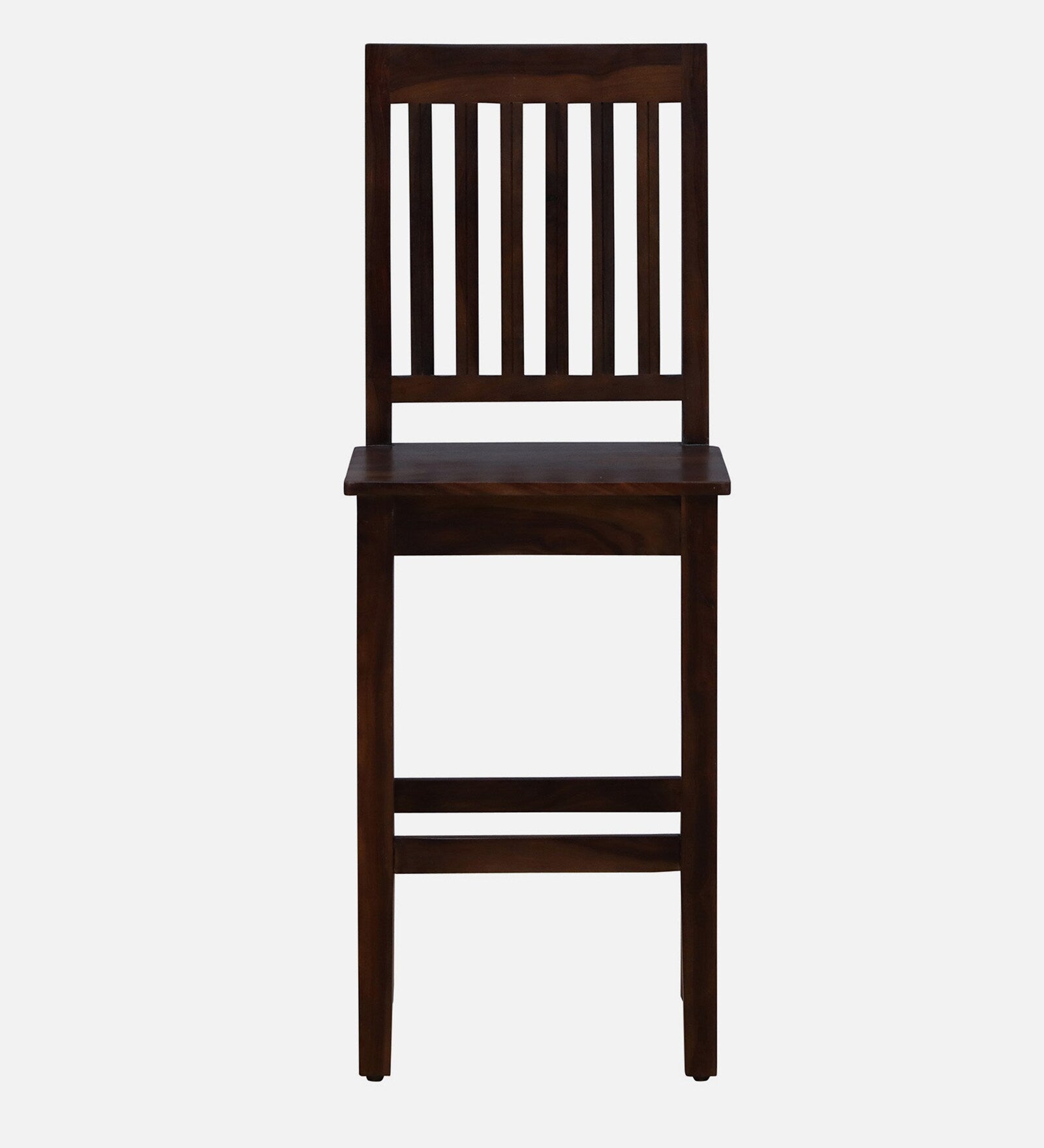 Eva Sheesham Wood Bar Stool In Provincial Teak Finish - Febonic Living