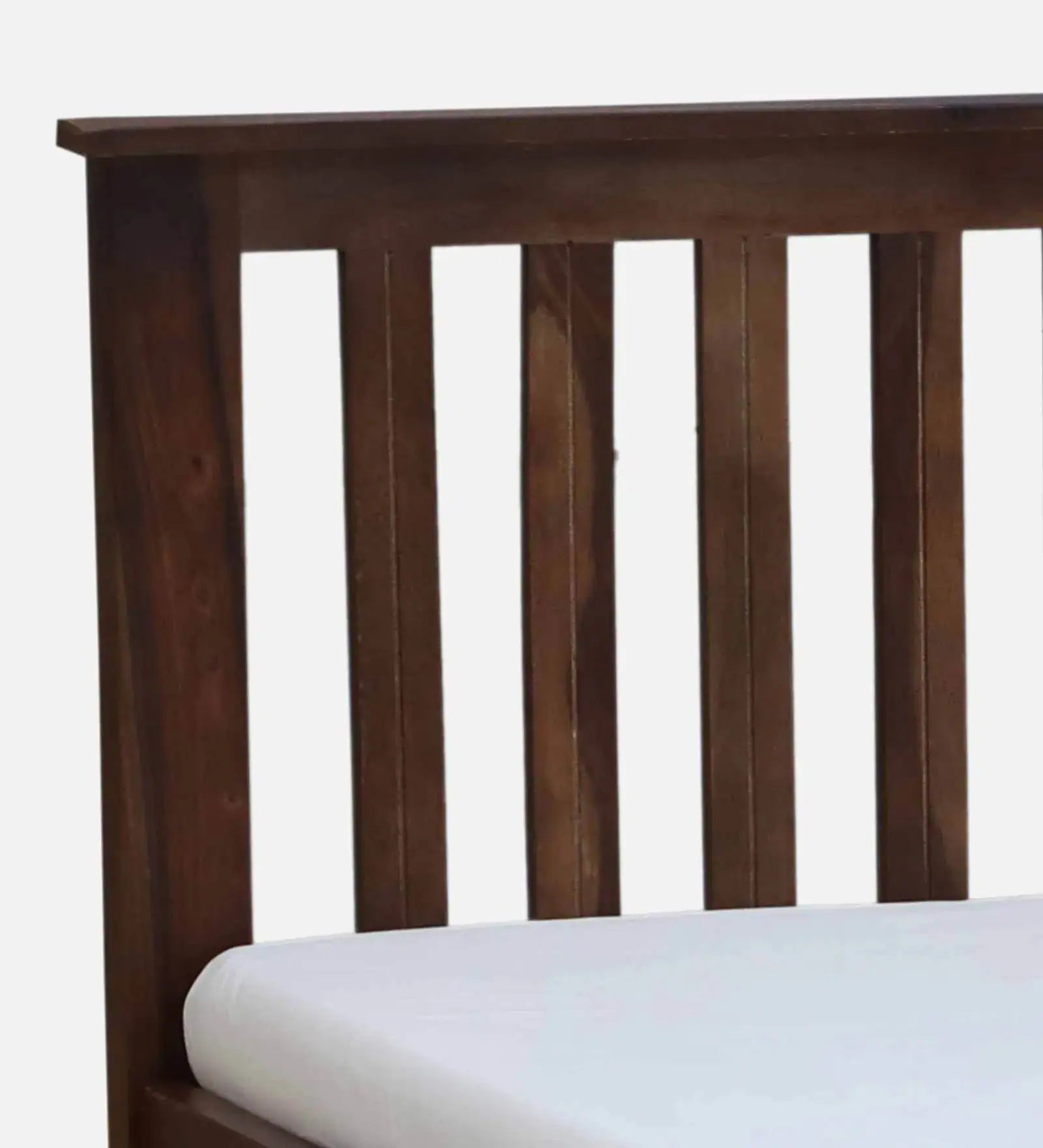 Remi Sheesham Wood Queen Size Bed ( 60 X 72 ) In Provincial Teak Finish - Febonic Living