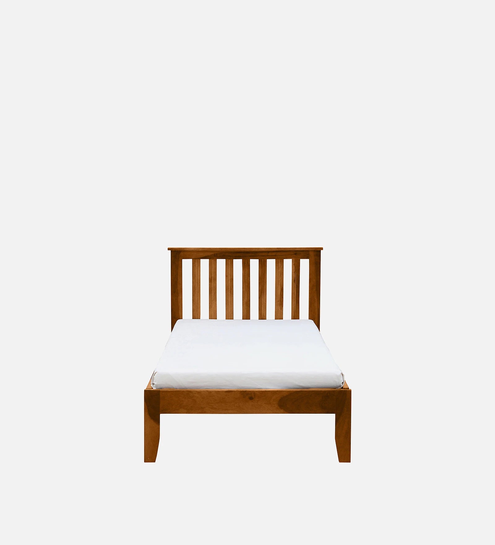 Remi Sheesham Wood Single Bed In Rustic Teak Finish - Febonic Living