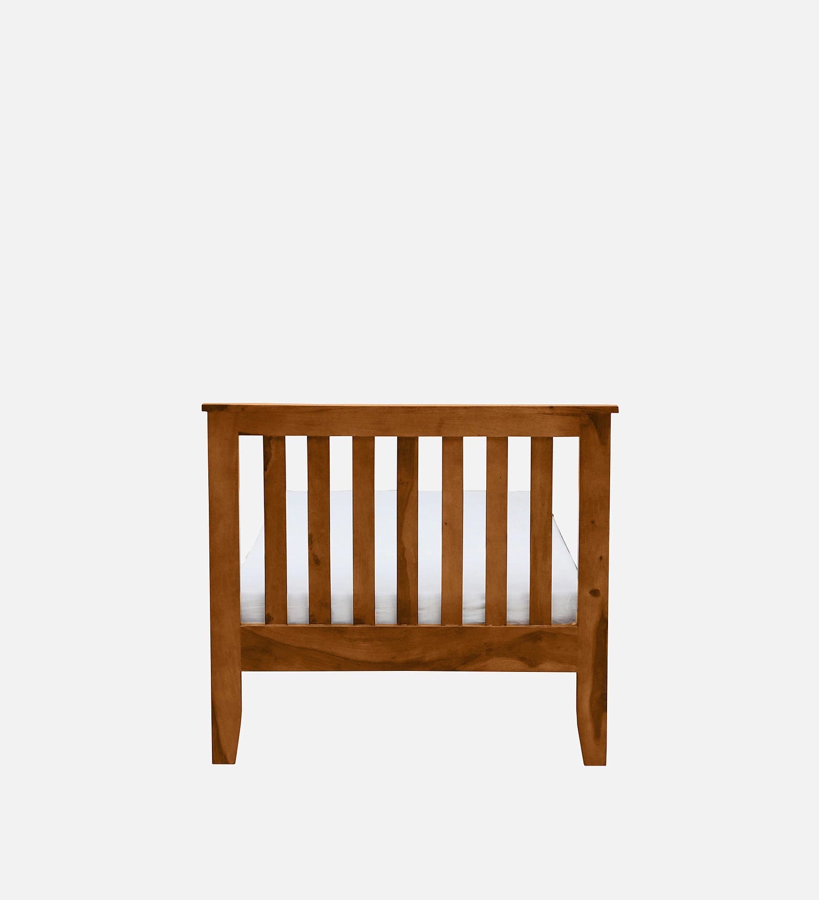 Remi Sheesham Wood Single Bed In Rustic Teak Finish - Febonic Living