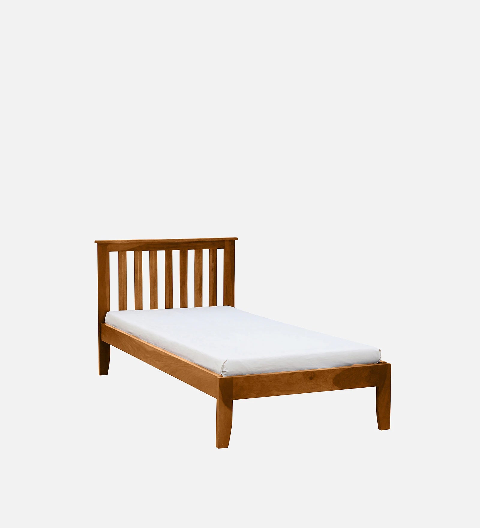 Remi Sheesham Wood Single Bed In Rustic Teak Finish - Febonic Living