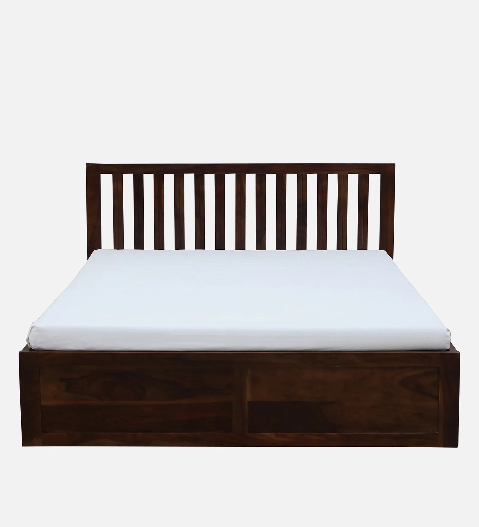 Remi Sheesham Wood King Size Bed In Provincial Teak Finish With Box Storage - Febonic Living