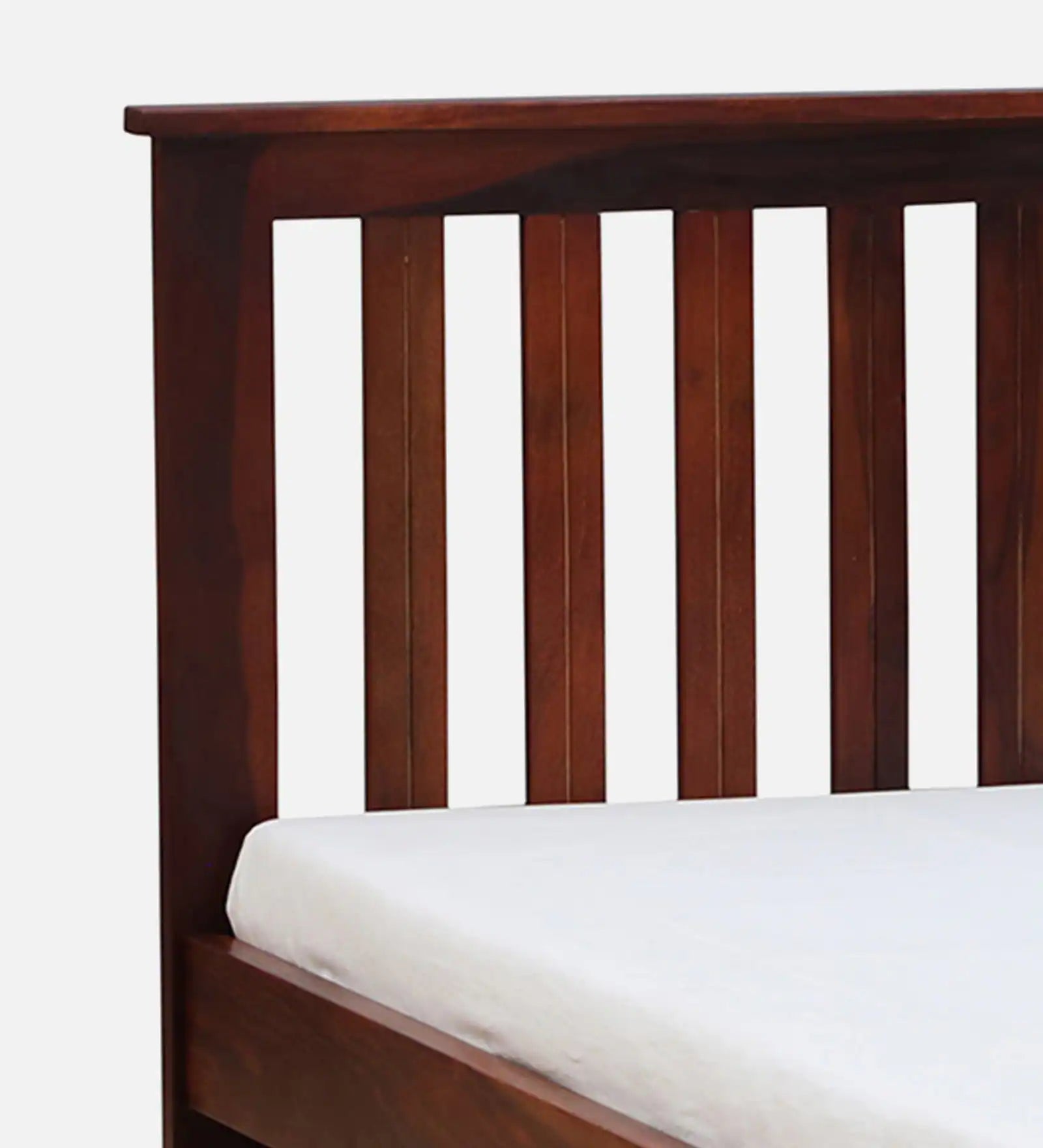 Remi Sheesham Wood Single Bed In Honey Oak Finish - Febonic Living