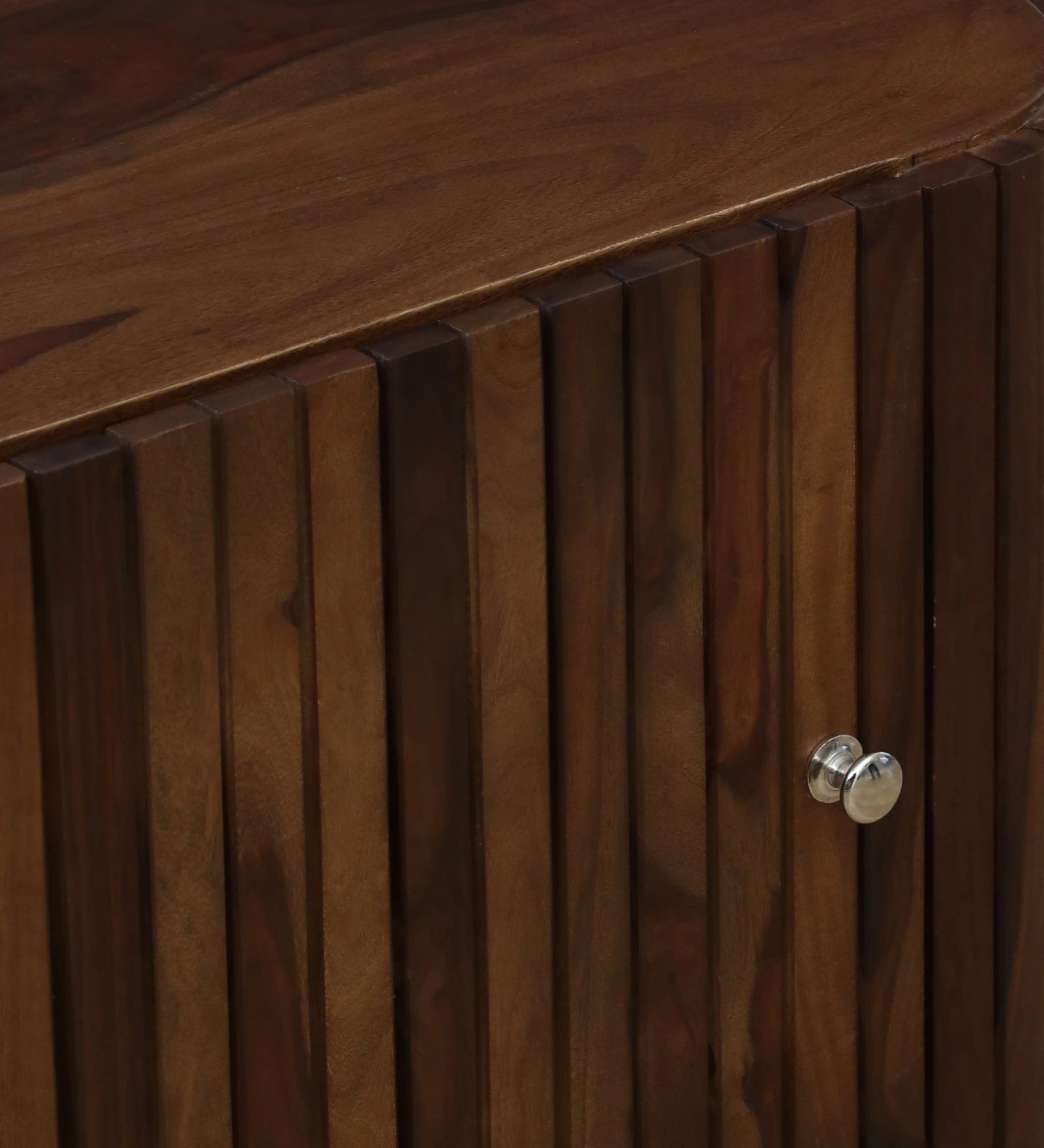 Humta Sheesham Wood TV Console In Provincial Teak Finish - Febonic Living