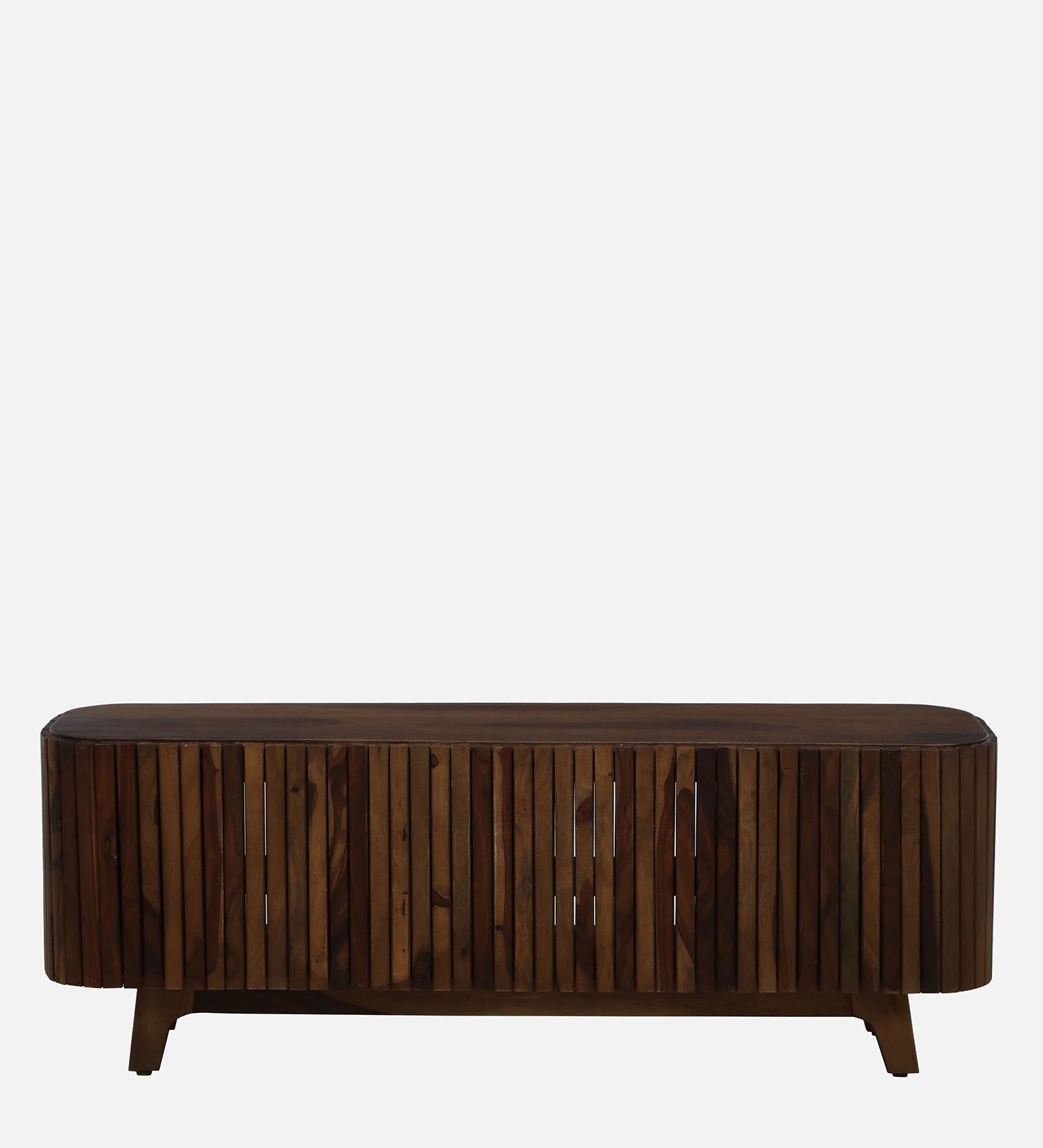 Humta Sheesham Wood TV Console In Provincial Teak Finish - Febonic Living