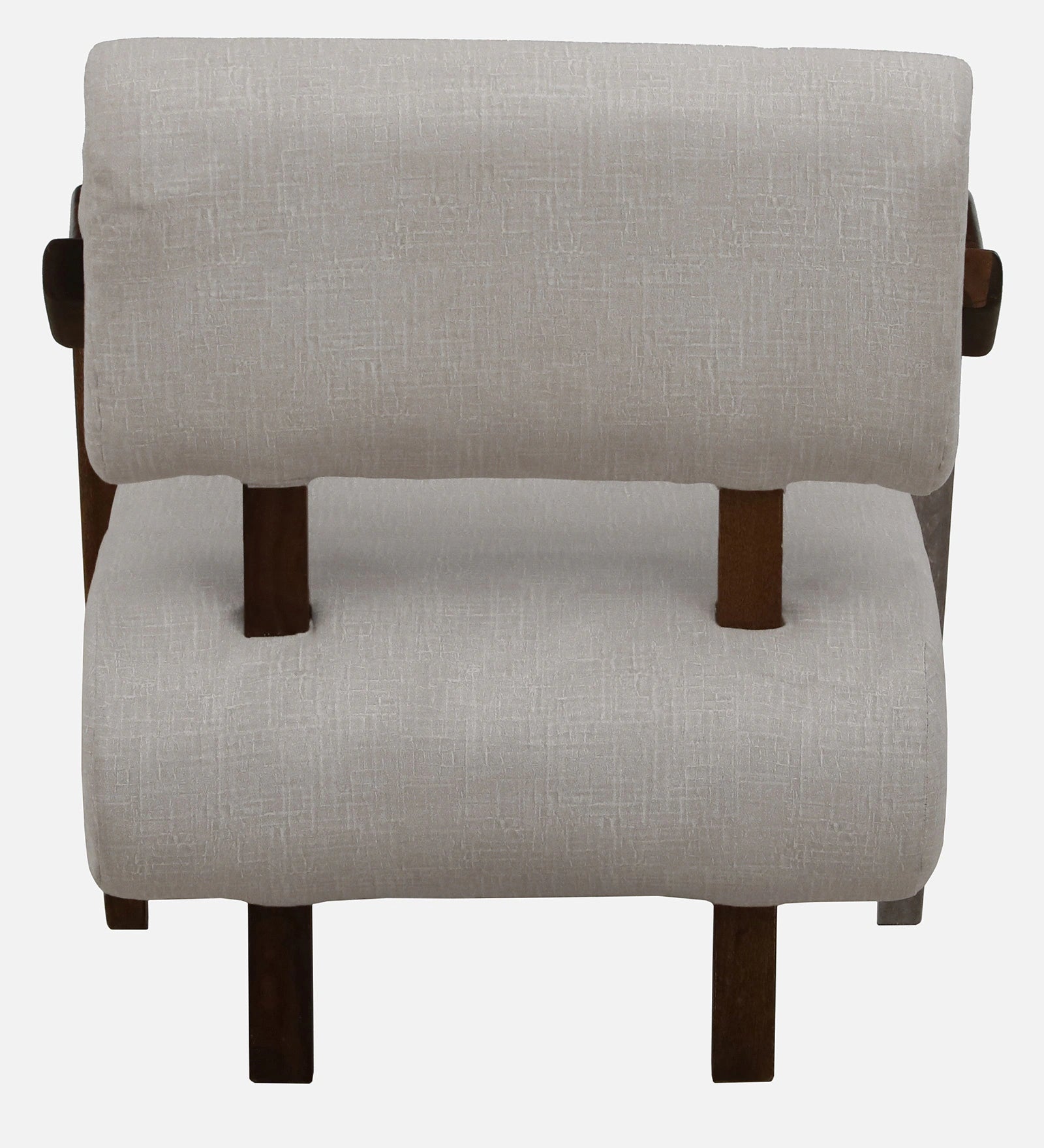 Milini Sheesham Wood 1 Seater Sofa In Beige Colour - Febonic Living