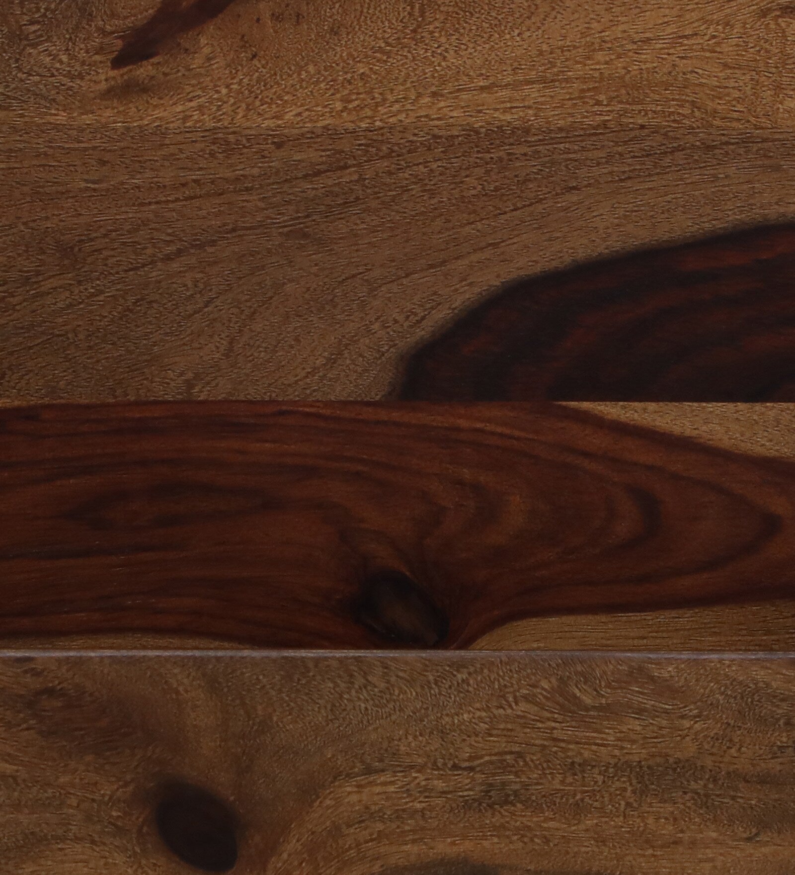 Milini Sheesham Wood Bedside Table With Drawer In Provincial Teak Finish - Febonic Living