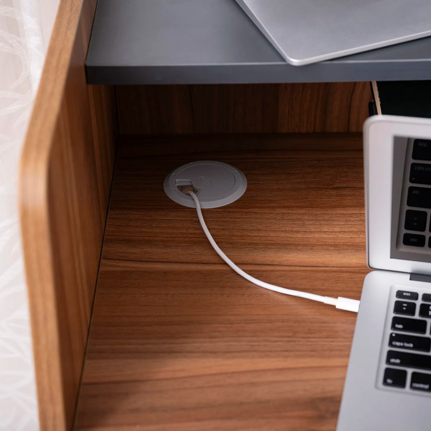 Avira Study Table In Walnut Finish - Febonic Living