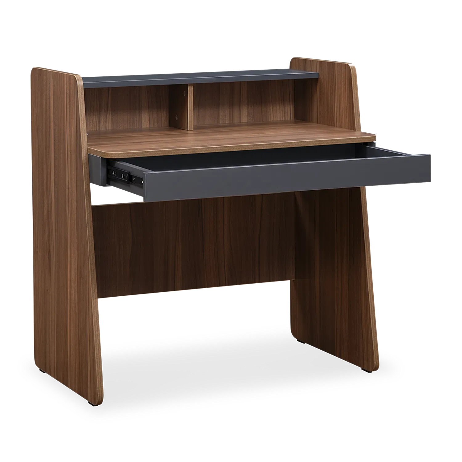 Avira Study Table In Walnut Finish - Febonic Living