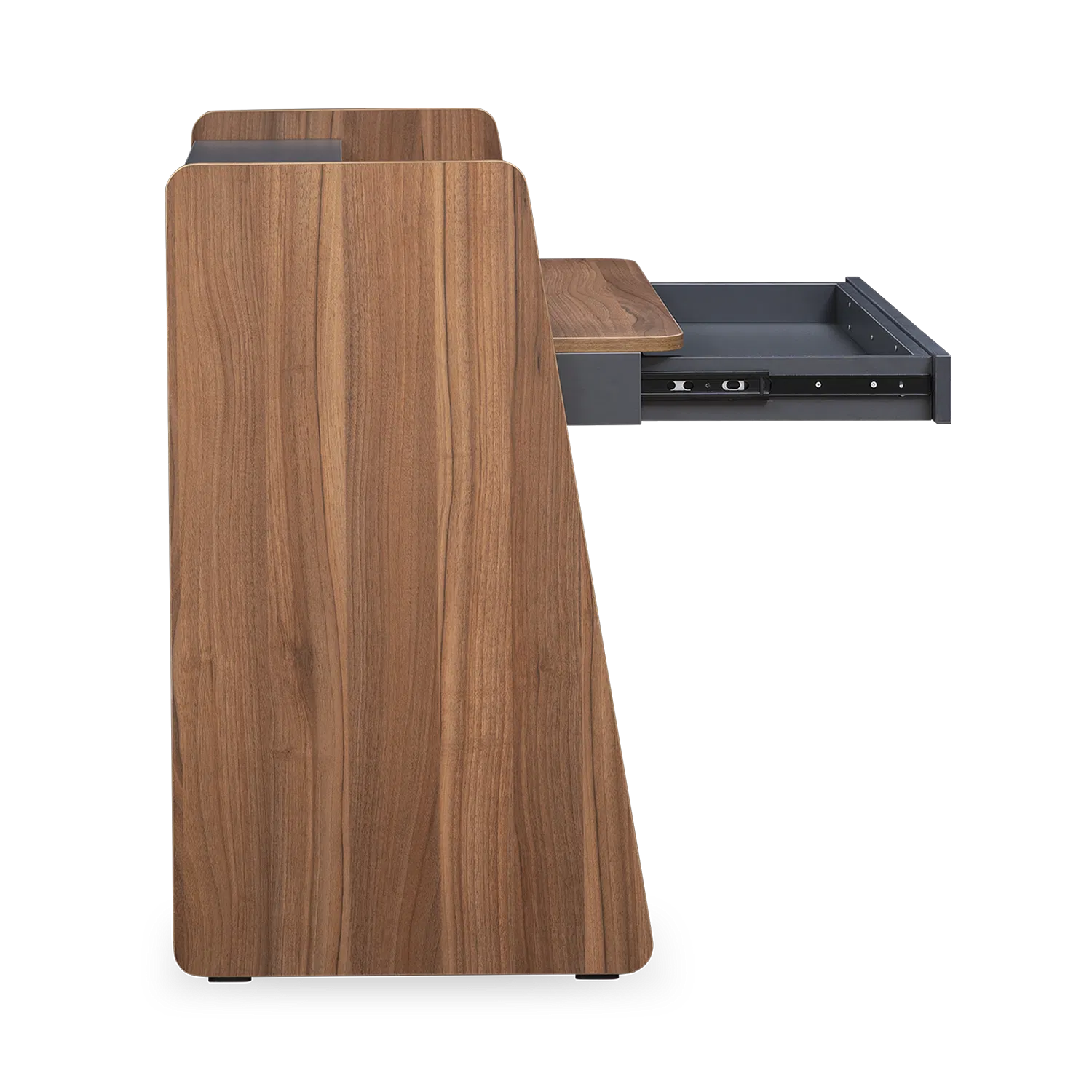 Avira Study Table In Walnut Finish - Febonic Living