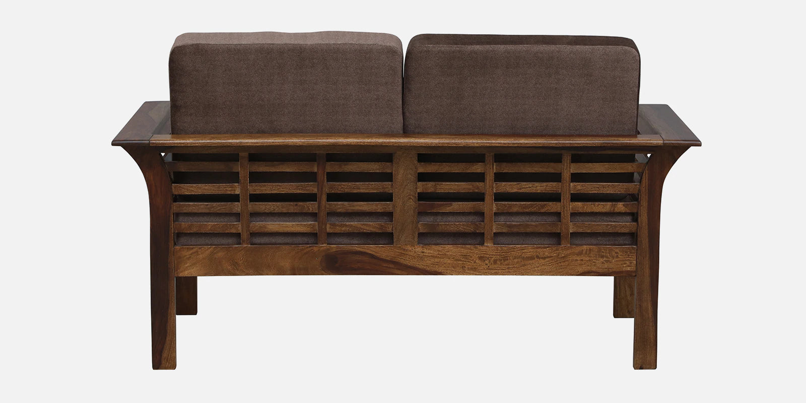 Jota Sheesham Wood 2 Seater Sofa In Brown Colour - Febonic Living
