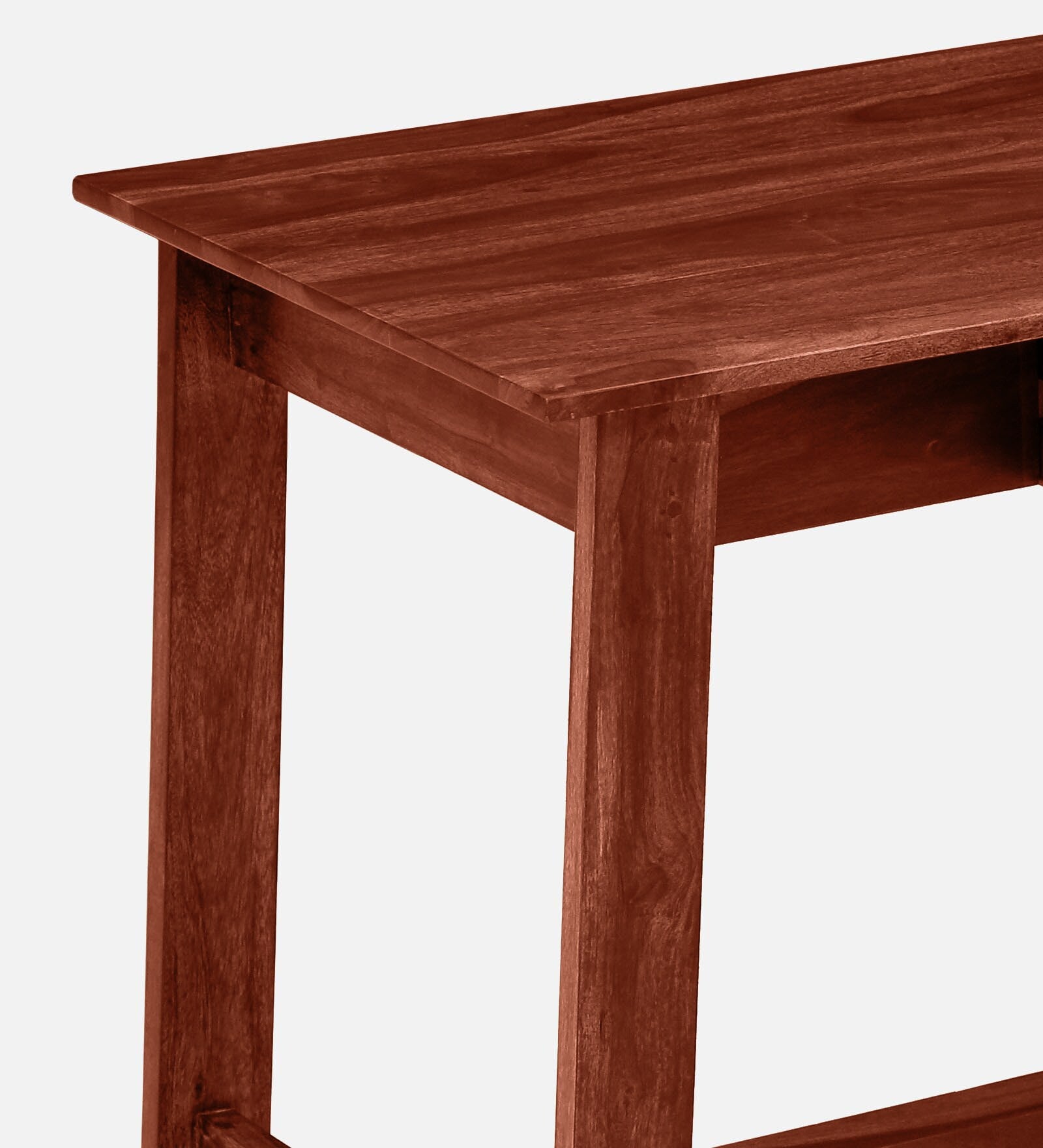 Masha Sheesham Wood Writing Table With Scratch Resistant In Honey Oak Finish - Febonic Living