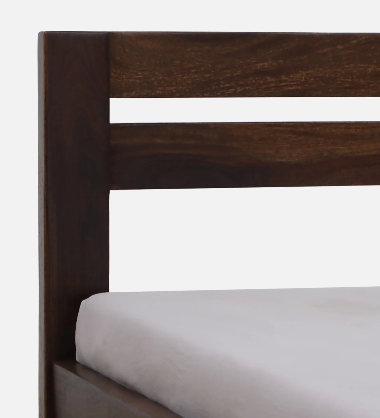 Tanji Sheesham Wood Single Bed In Provincial Teak Finish - Febonic Living