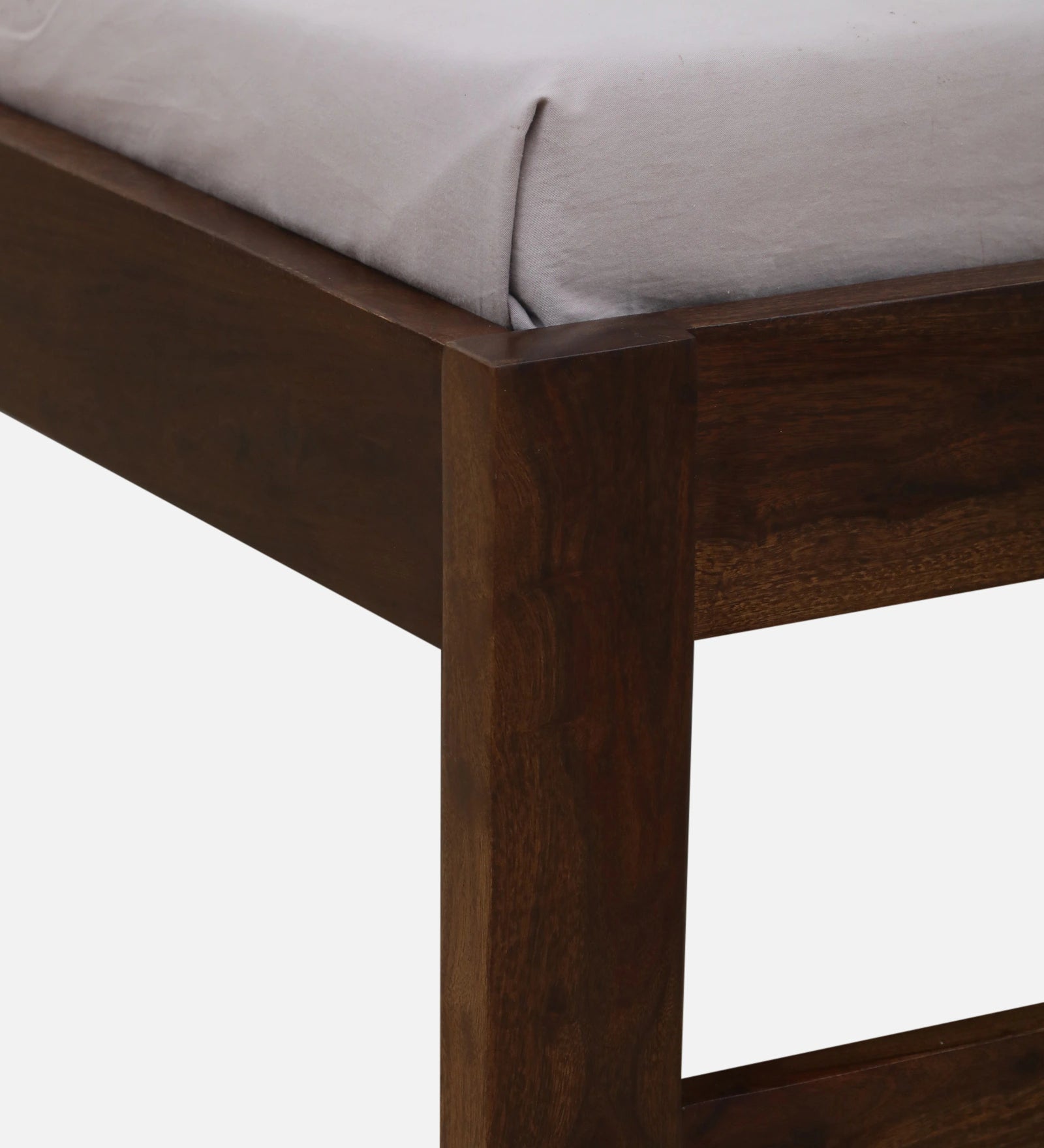 Tanji Sheesham Wood Single Bed In Provincial Teak Finish - Febonic Living