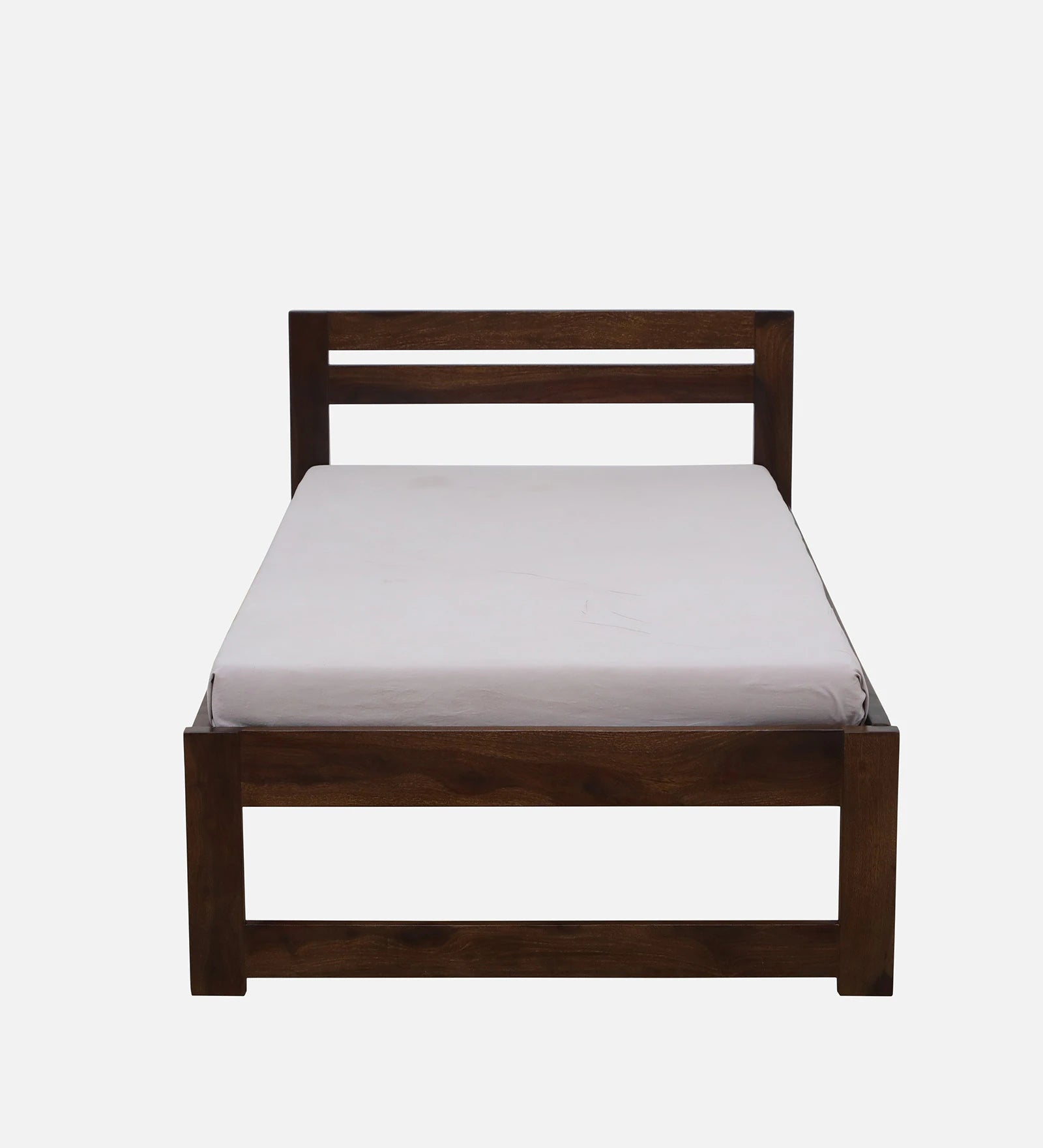 Tanji Sheesham Wood Single Bed In Provincial Teak Finish - Febonic Living