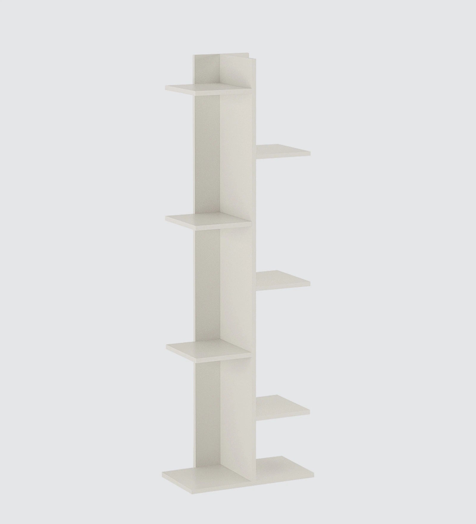 Barna Book Shelf In Frosty White Finish - Febonic Living