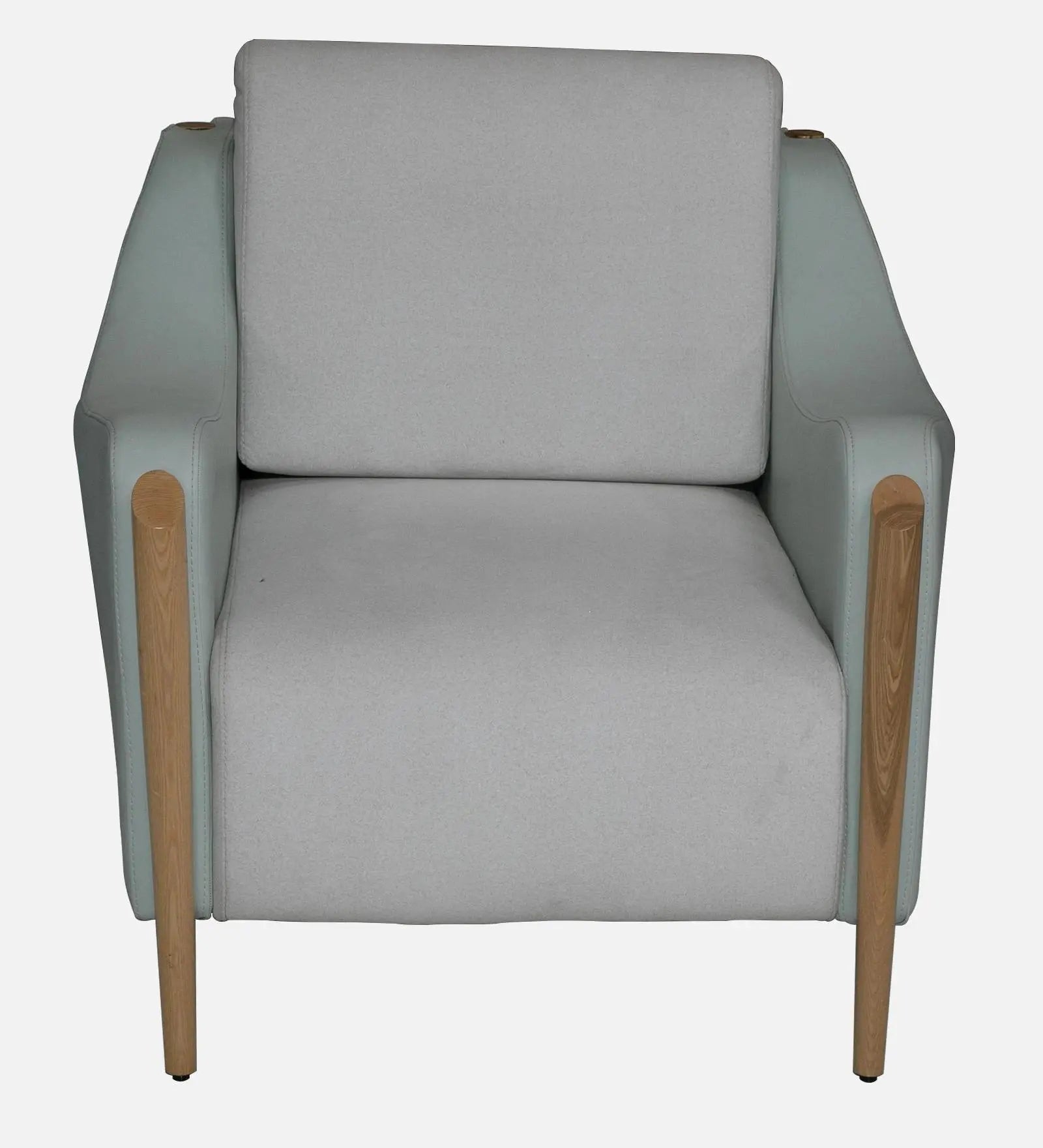 Haven Fabric Leatherette 1 Seater Sofa In Beige Colour Febonic Living