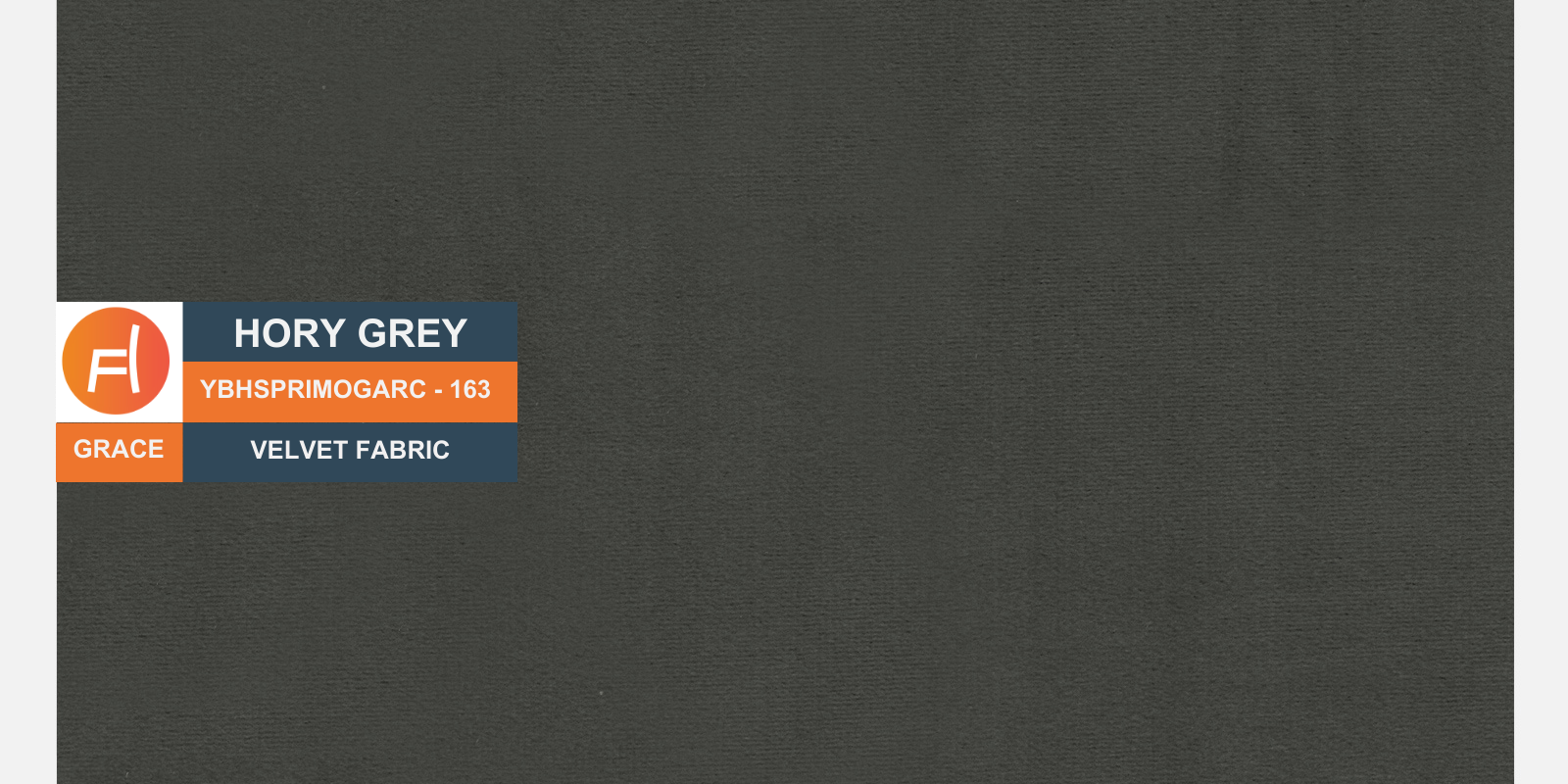Norway Velvet 3 Seater Sofa In Hory Grey Colour - Febonic Living
